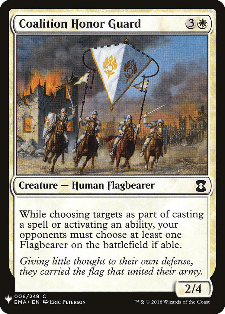Coalition Honor Guard — The List — Magic: The Gathering