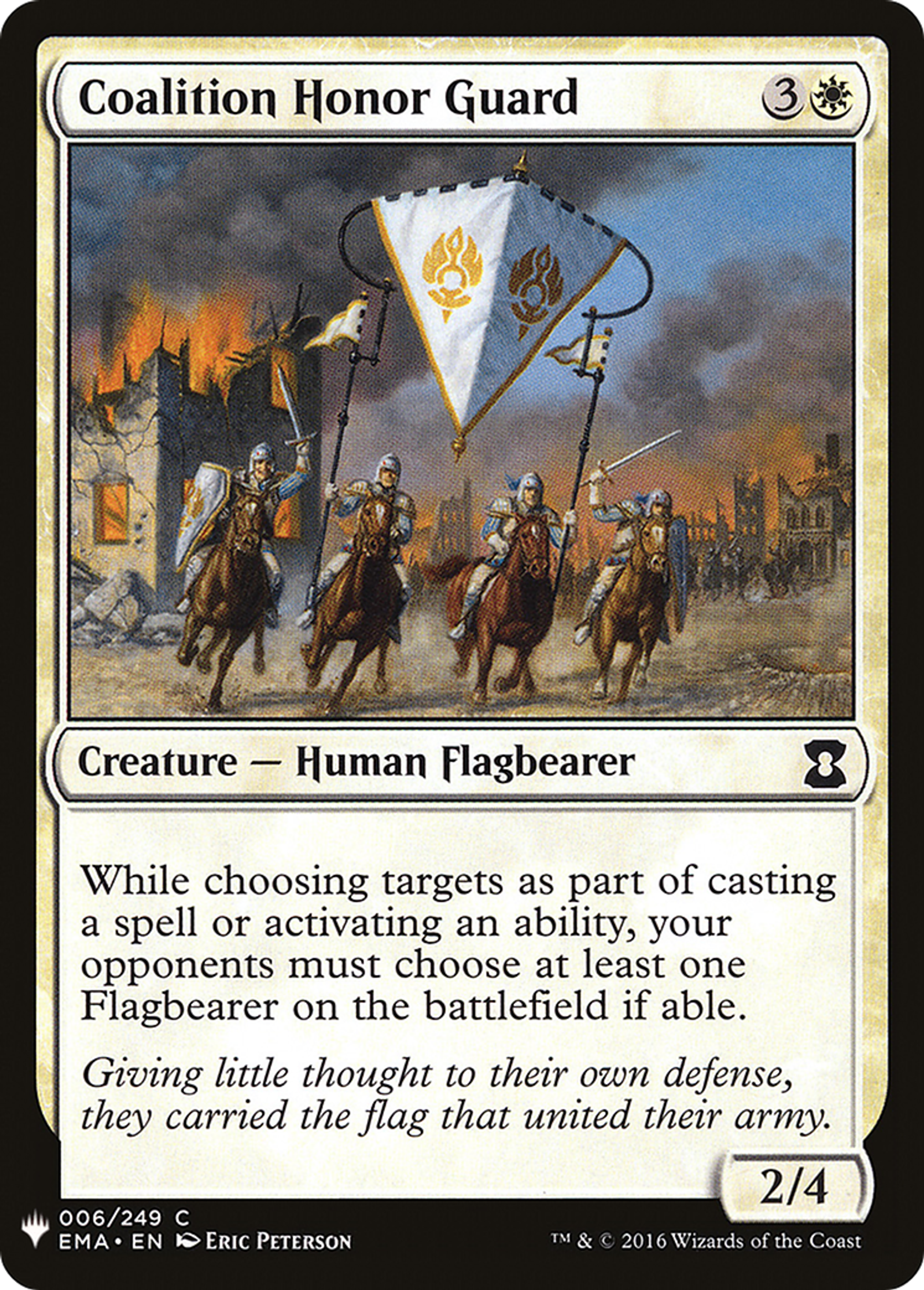 Coalition Honor Guard — The List — Magic: The Gathering