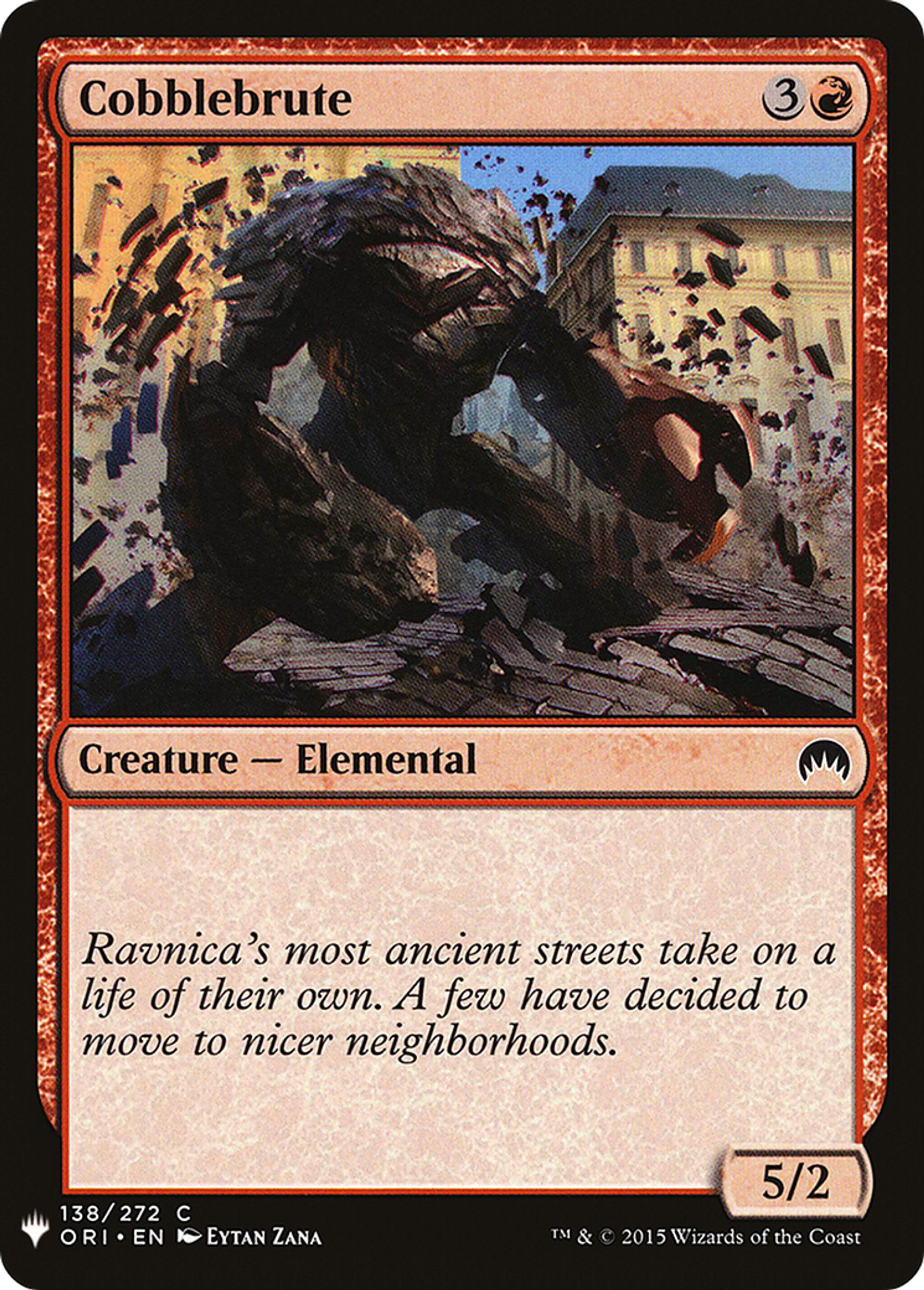Brute de pavés — The List — Magic: The Gathering