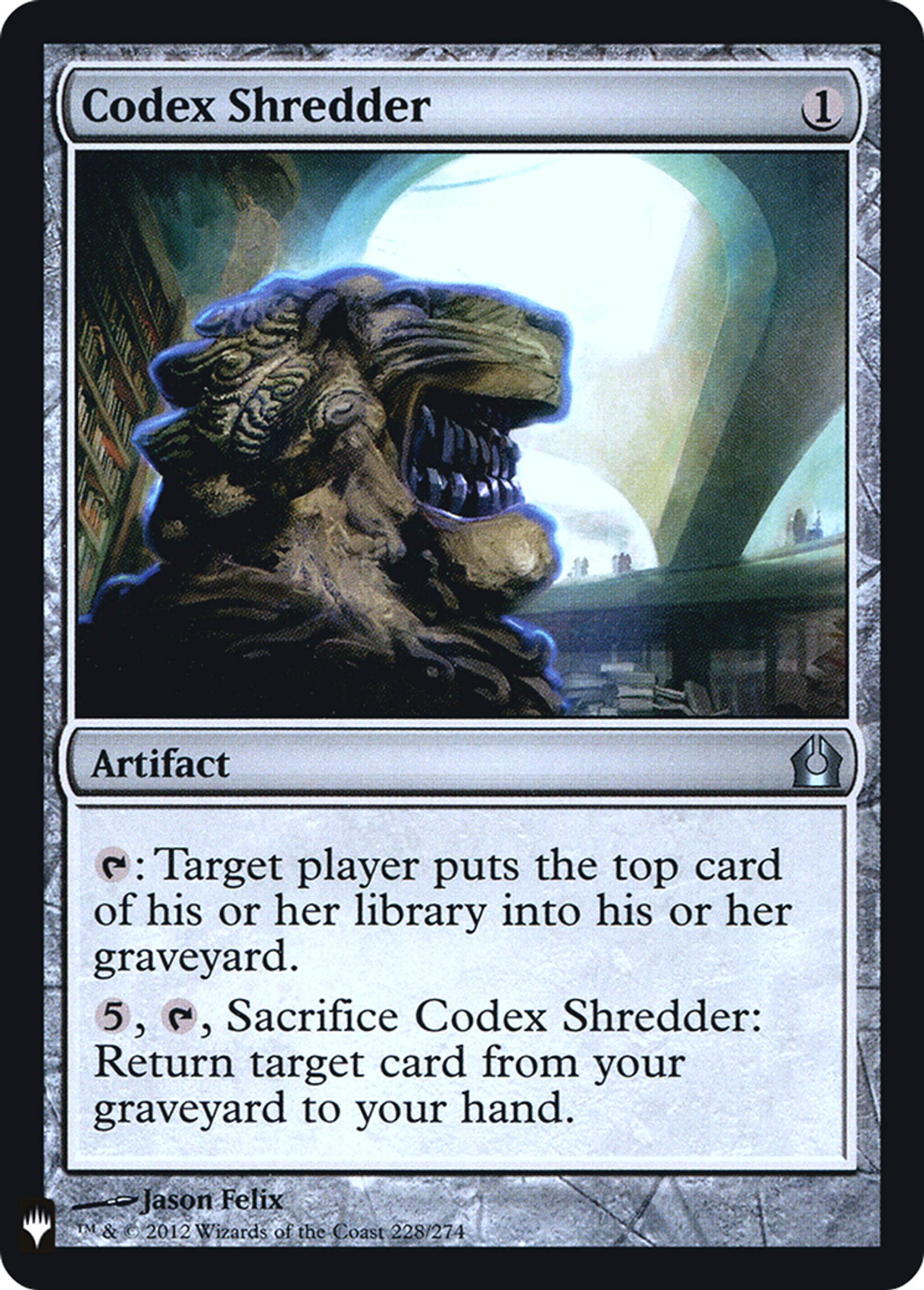 Destructeur de codex — The List — Magic: The Gathering