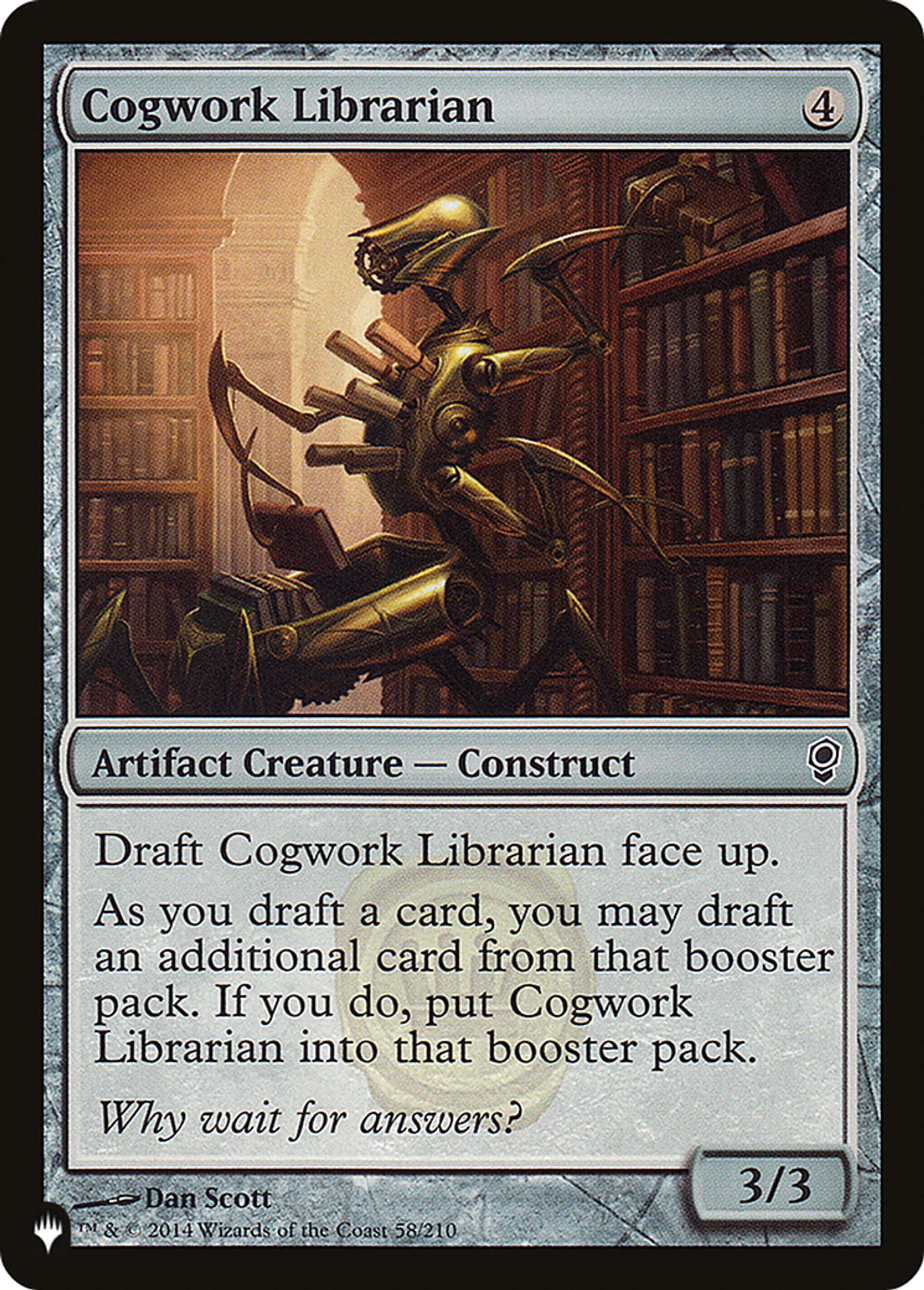 Cogwork Librarian — The List — Magic: The Gathering