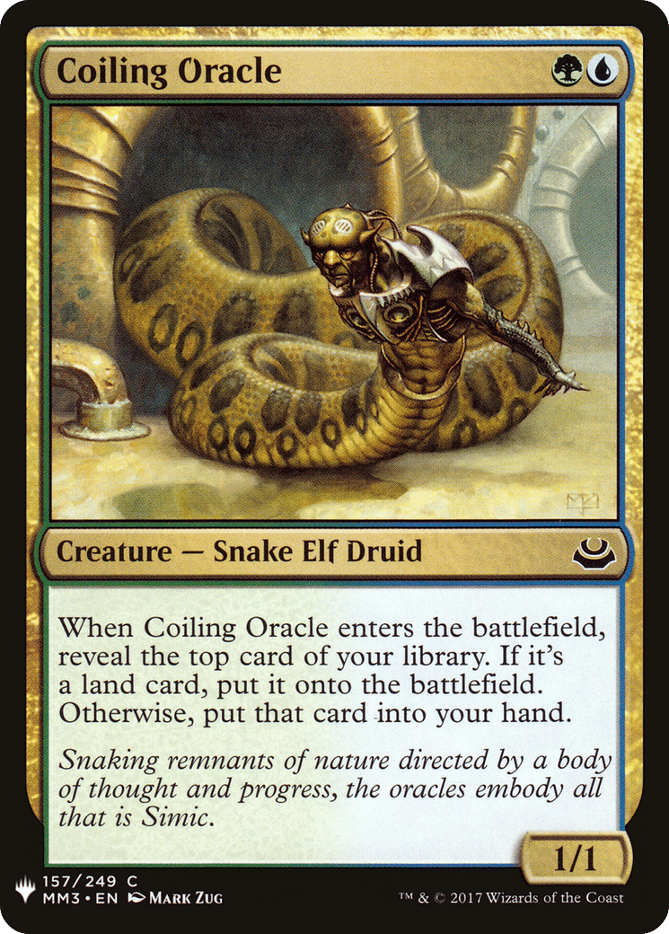 Coiling Oracle — The List — Magic: The Gathering