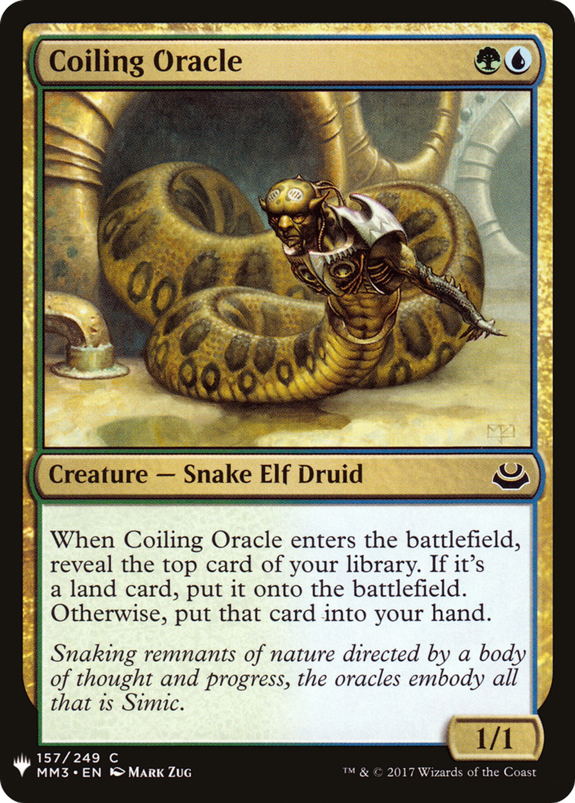 Coiling Oracle — The List — Magic: The Gathering