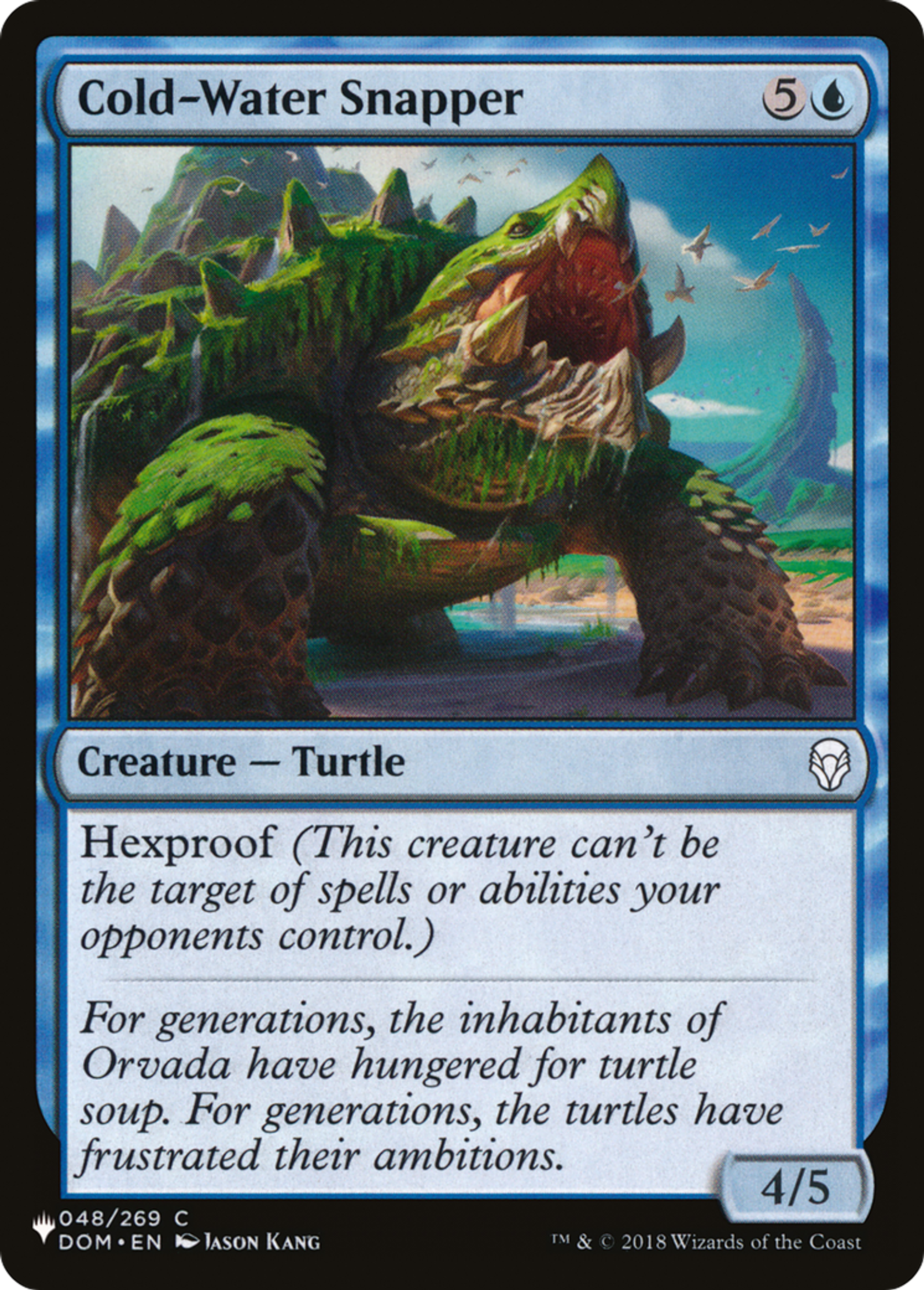 Claqueur des eaux froides — The List — Magic: The Gathering