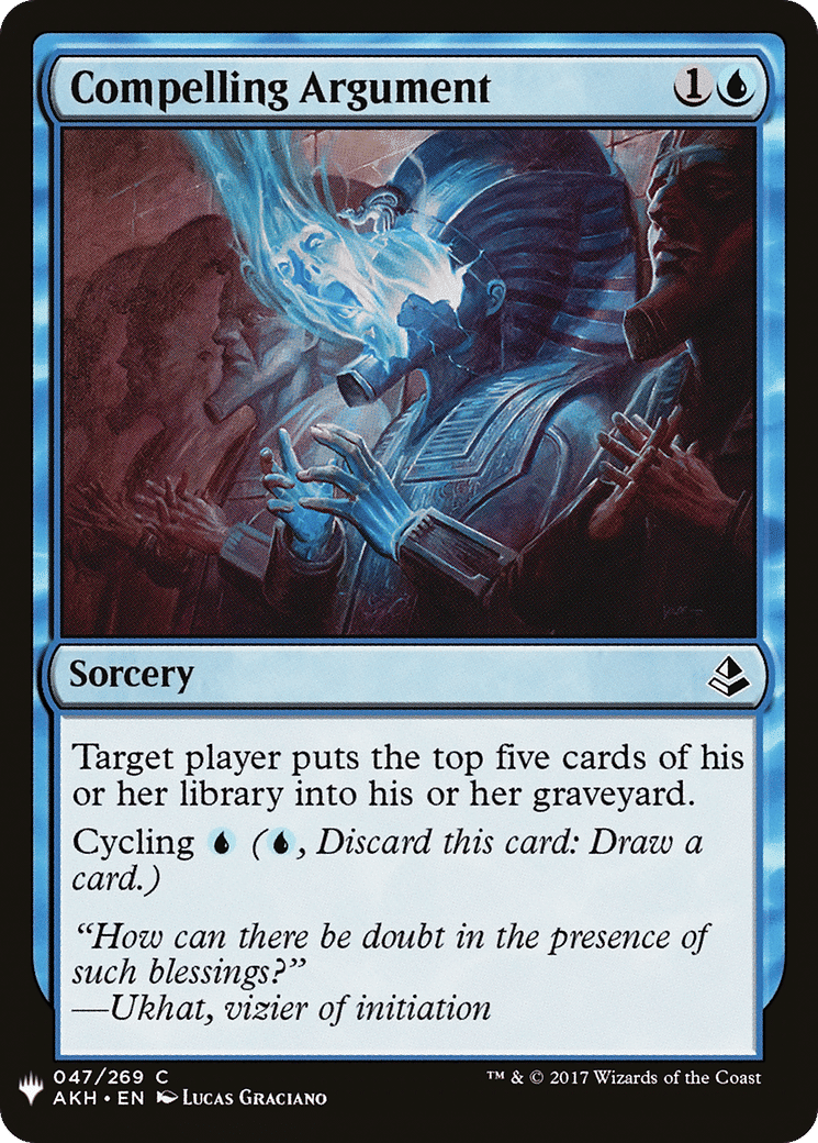 Compelling Argument — The List — Magic: The Gathering