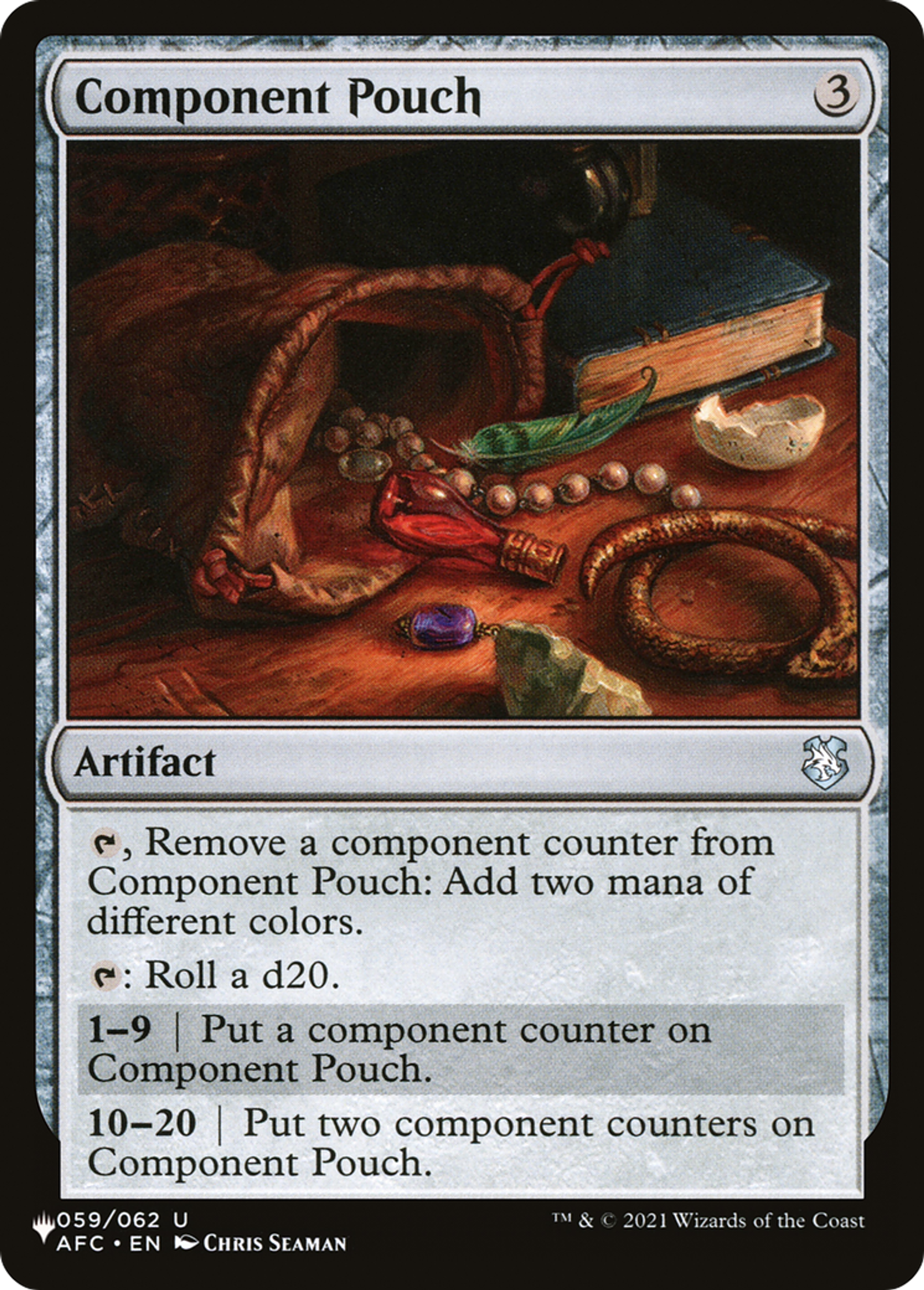 Sacoche à composantes — The List — Magic: The Gathering
