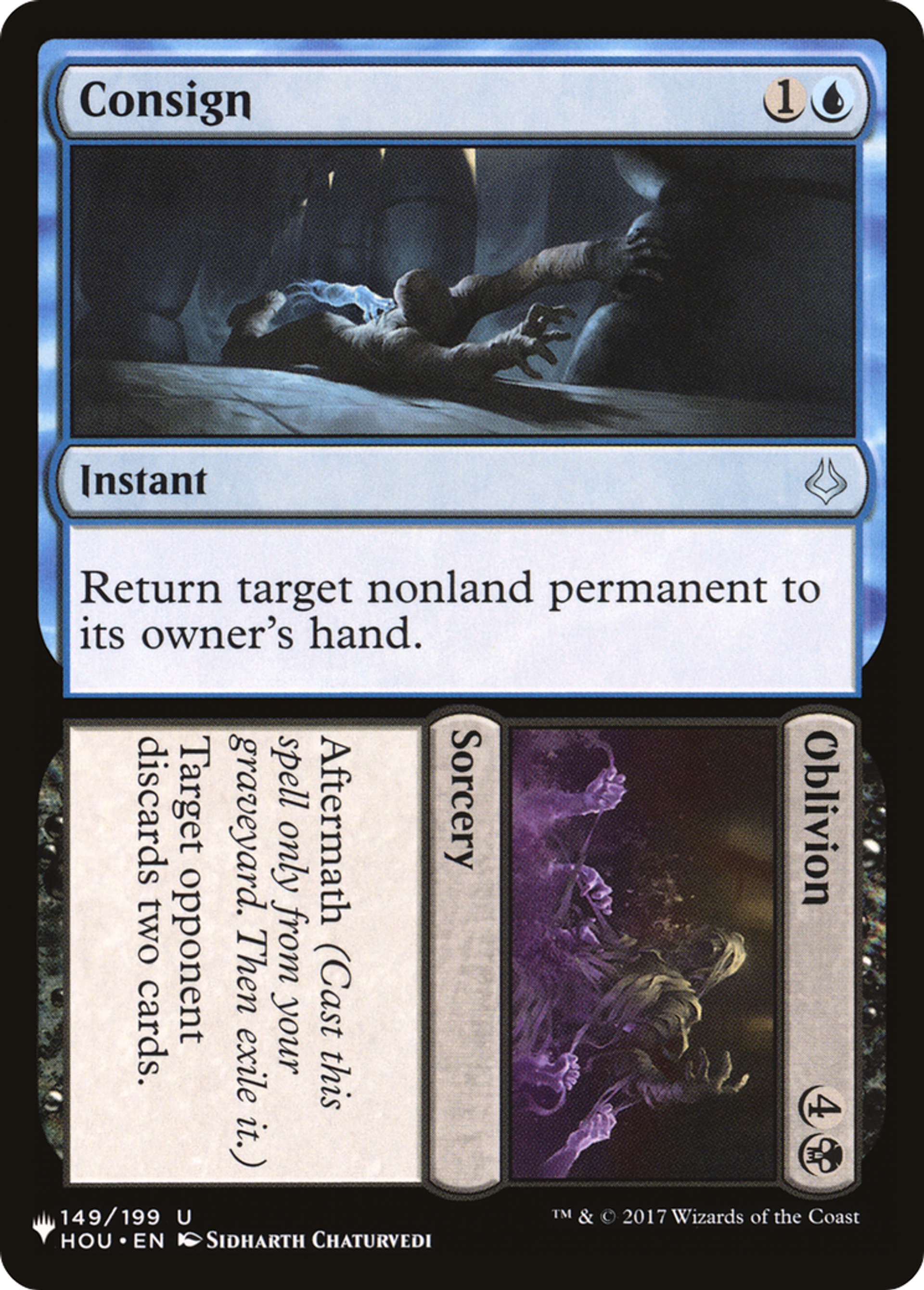 Consign // Oblivion — The List — Magic: The Gathering