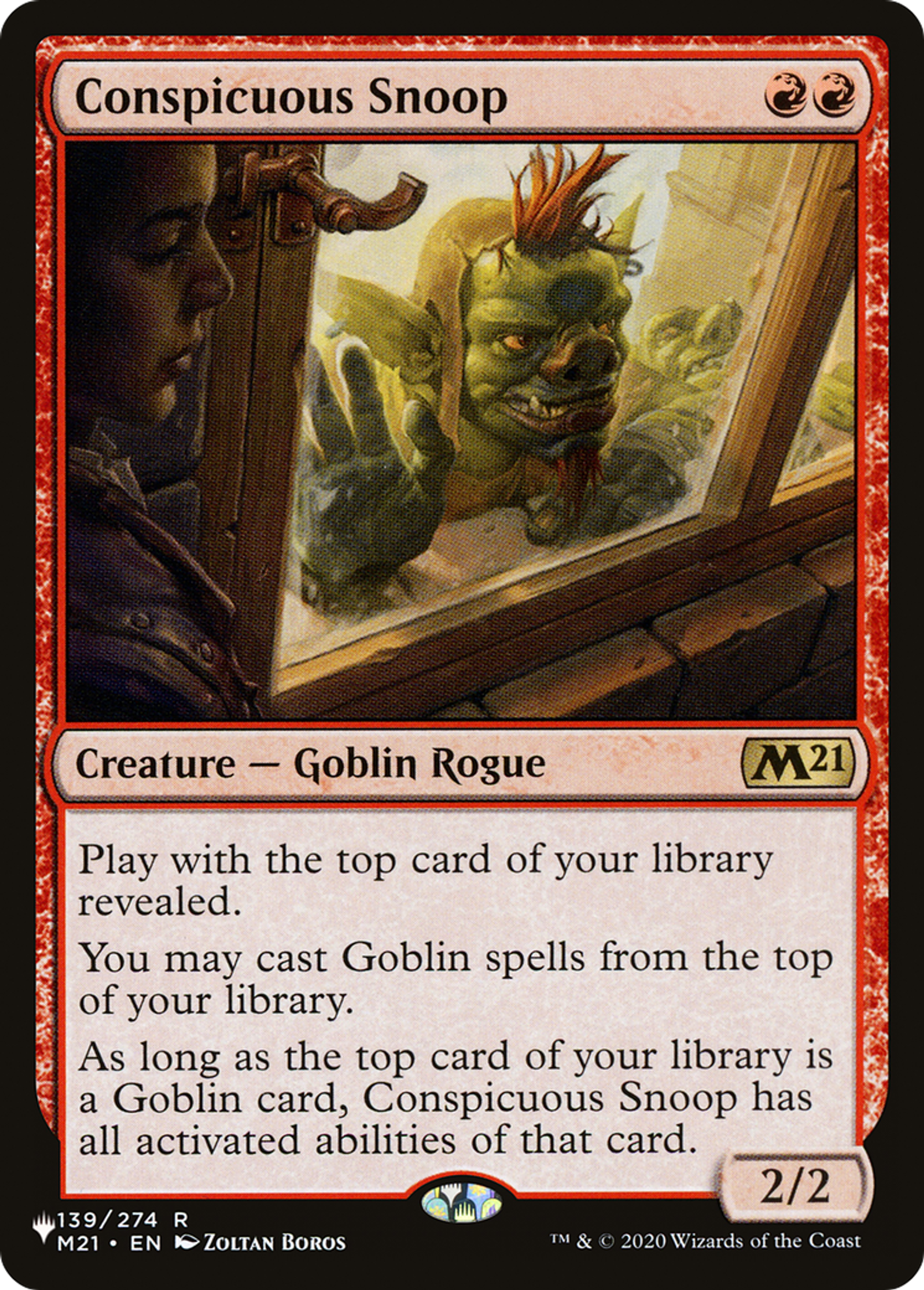 Fouineur flagrant — The List — Magic: The Gathering
