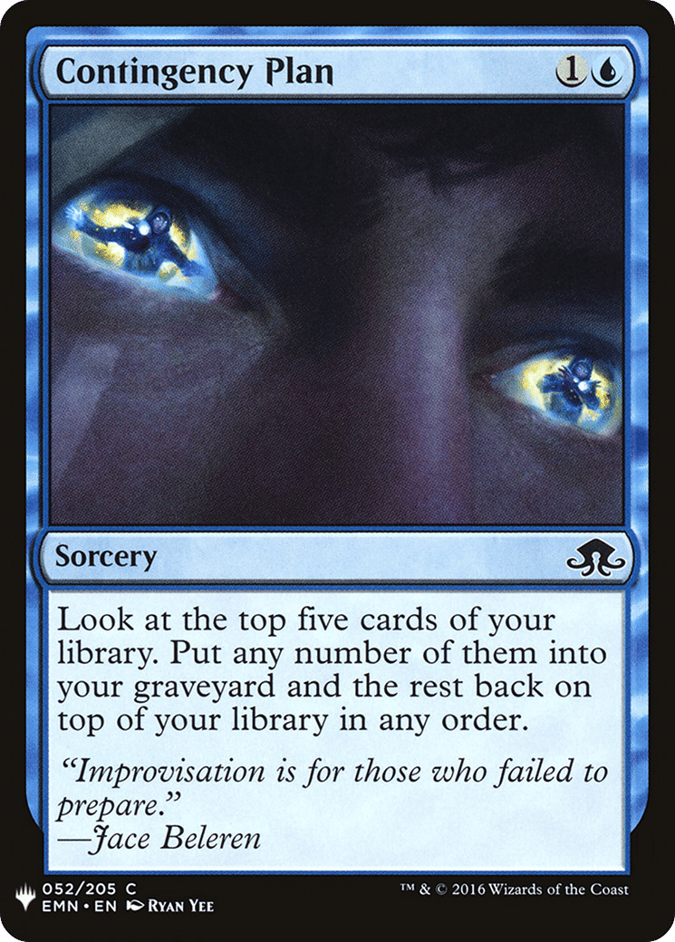 Contingency Plan — The List — Magic: The Gathering