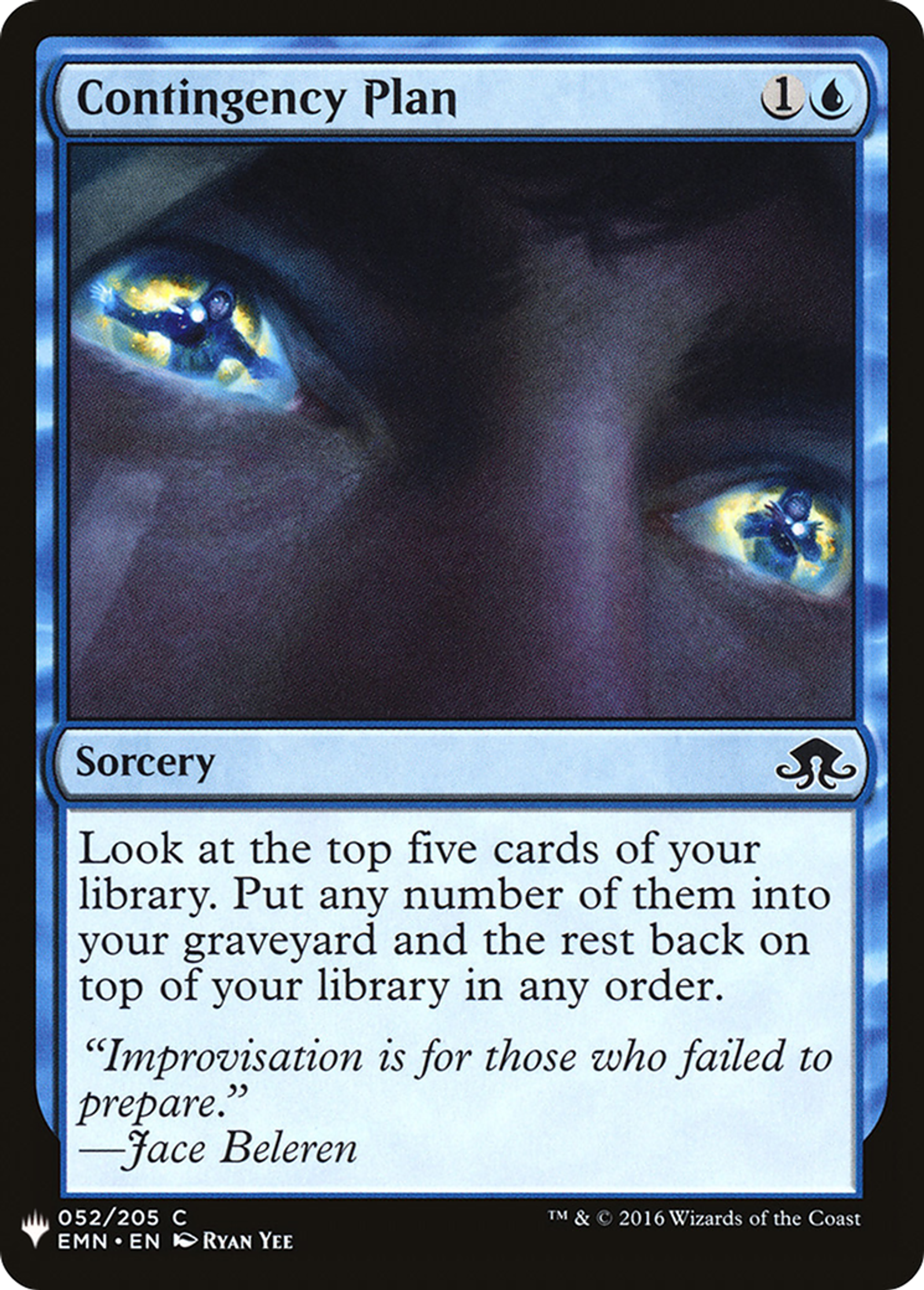 Contingency Plan — The List — Magic: The Gathering