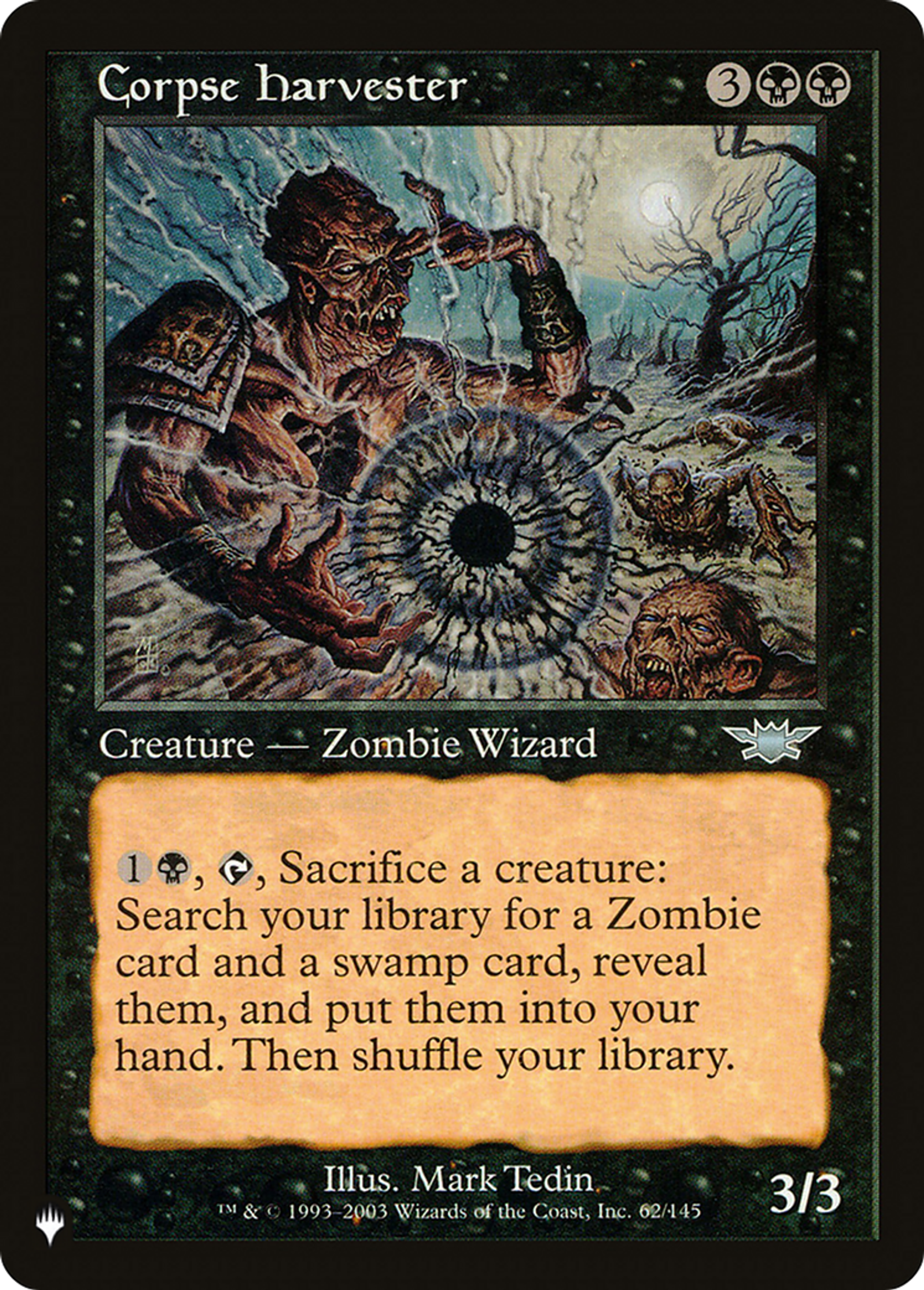 Corpse Harvester — The List — Magic: The Gathering