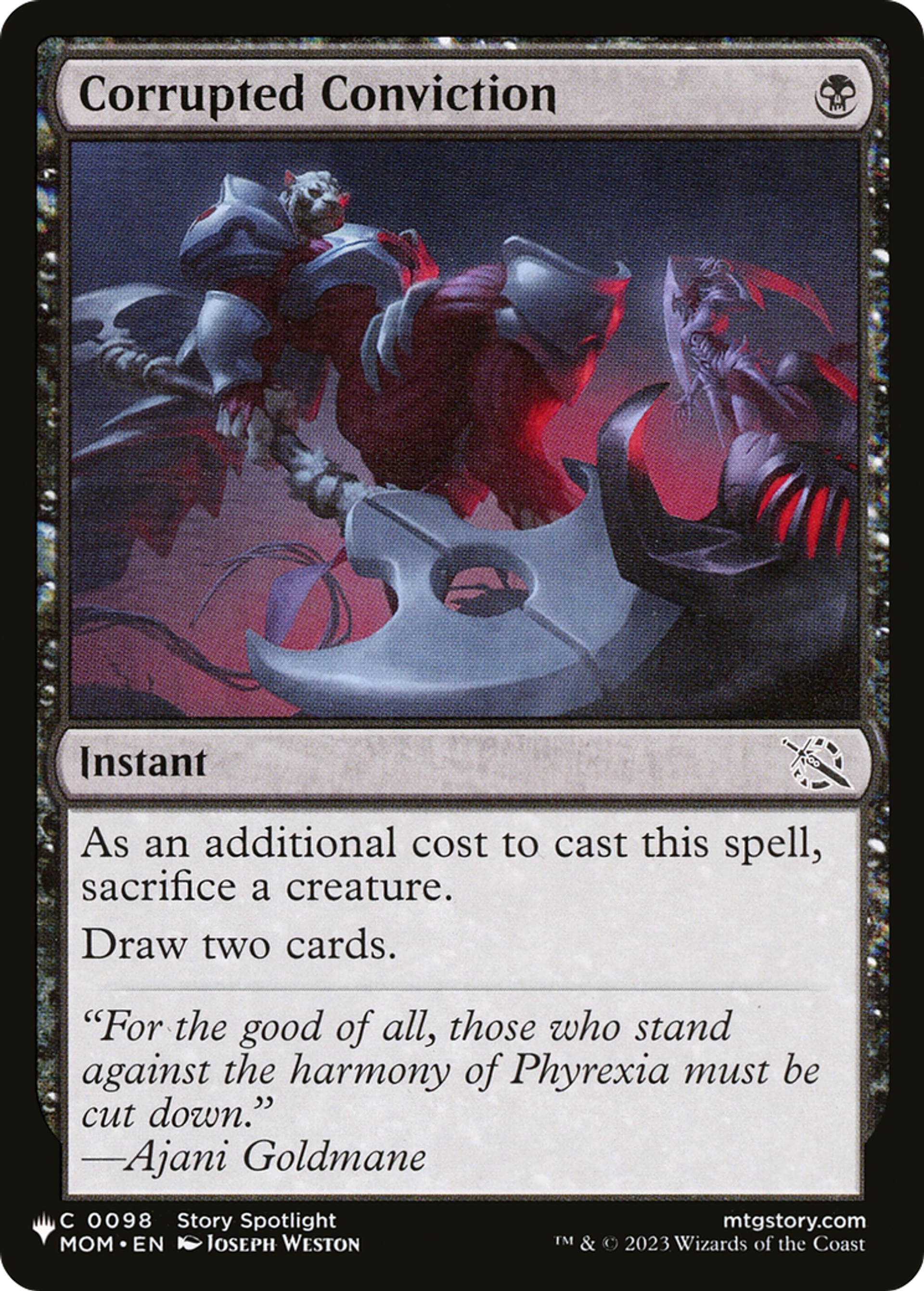 Corrupted Conviction — The List — Magic: The Gathering
