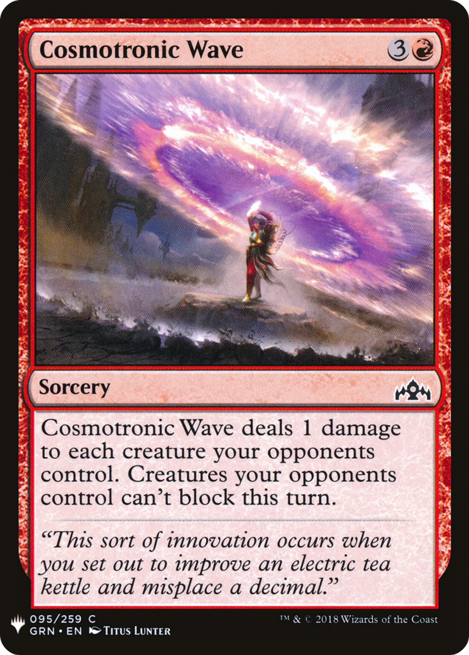 Cosmotronic Wave — The List — Magic: The Gathering