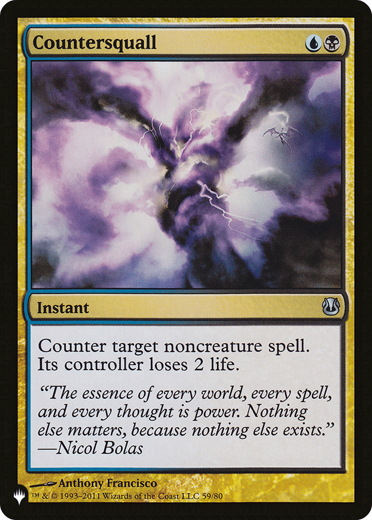 Countersquall — The List — Magic: The Gathering