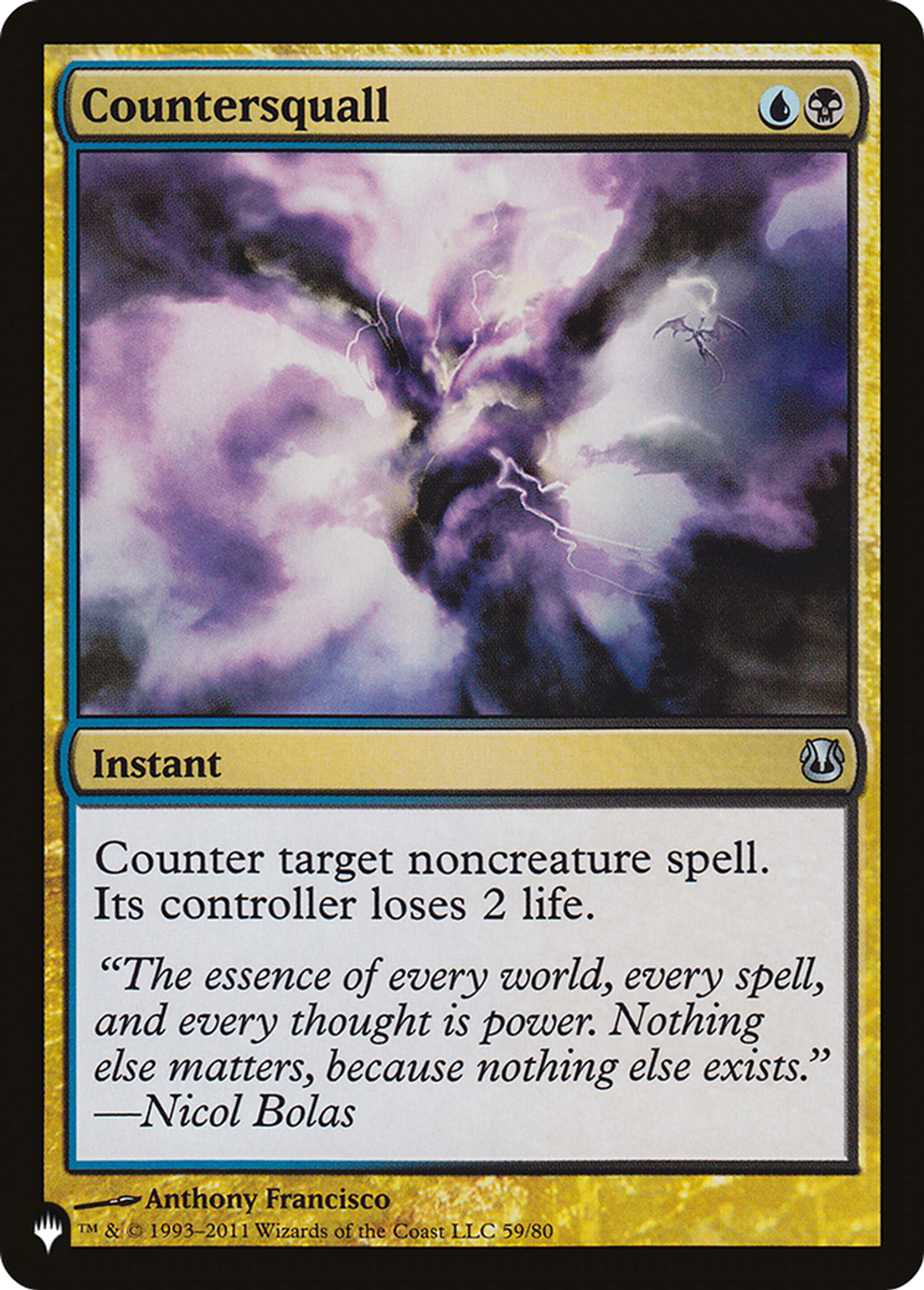 Countersquall — The List — Magic: The Gathering