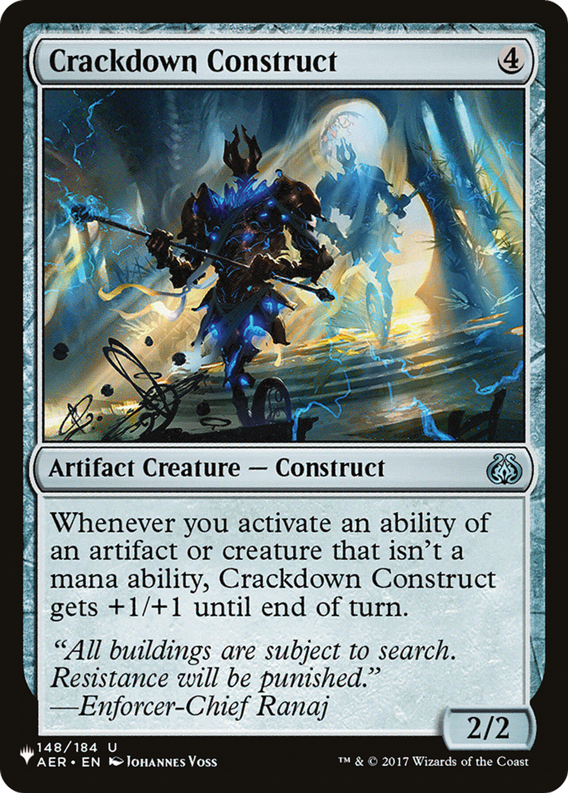 Construction répressive — The List — Magic: The Gathering
