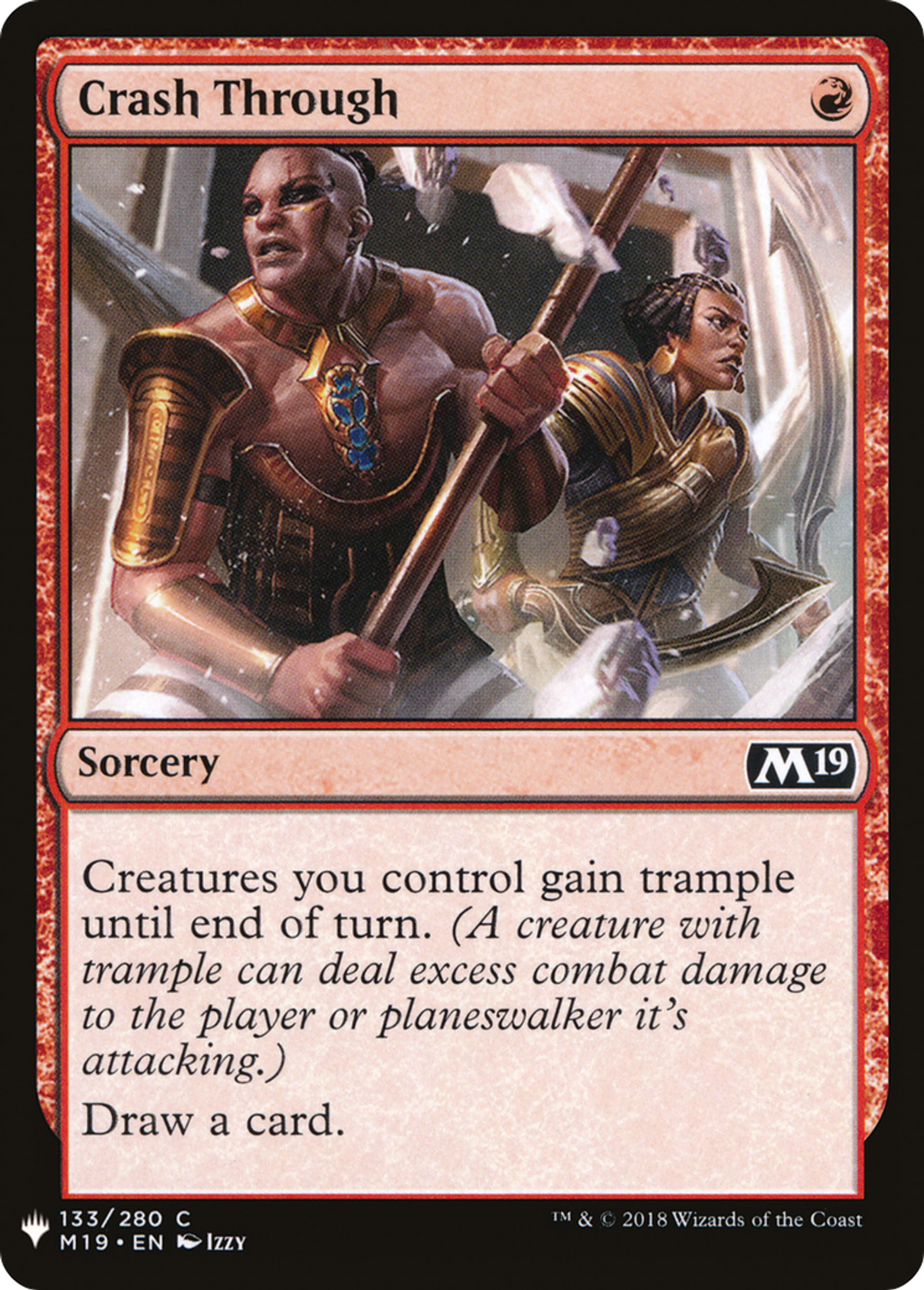 Crash Through — The List — Magic: The Gathering