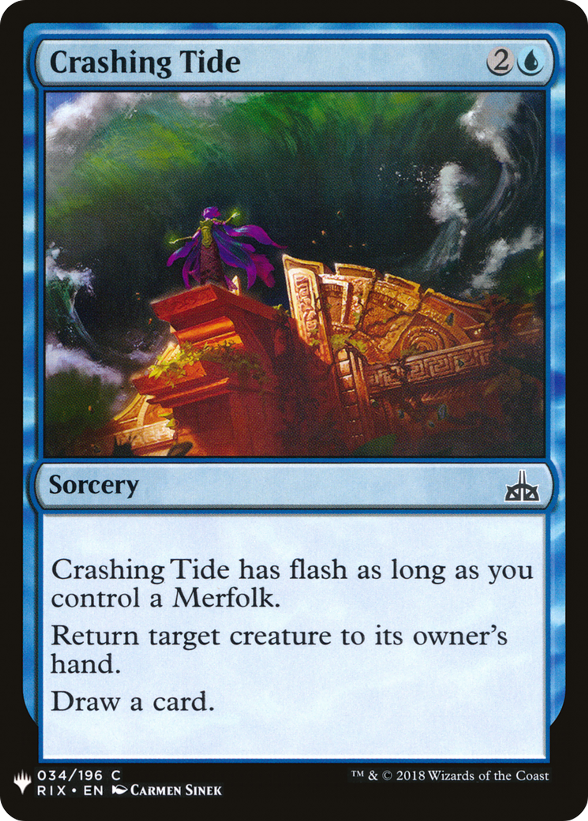 Crashing Tide — The List — Magic: The Gathering