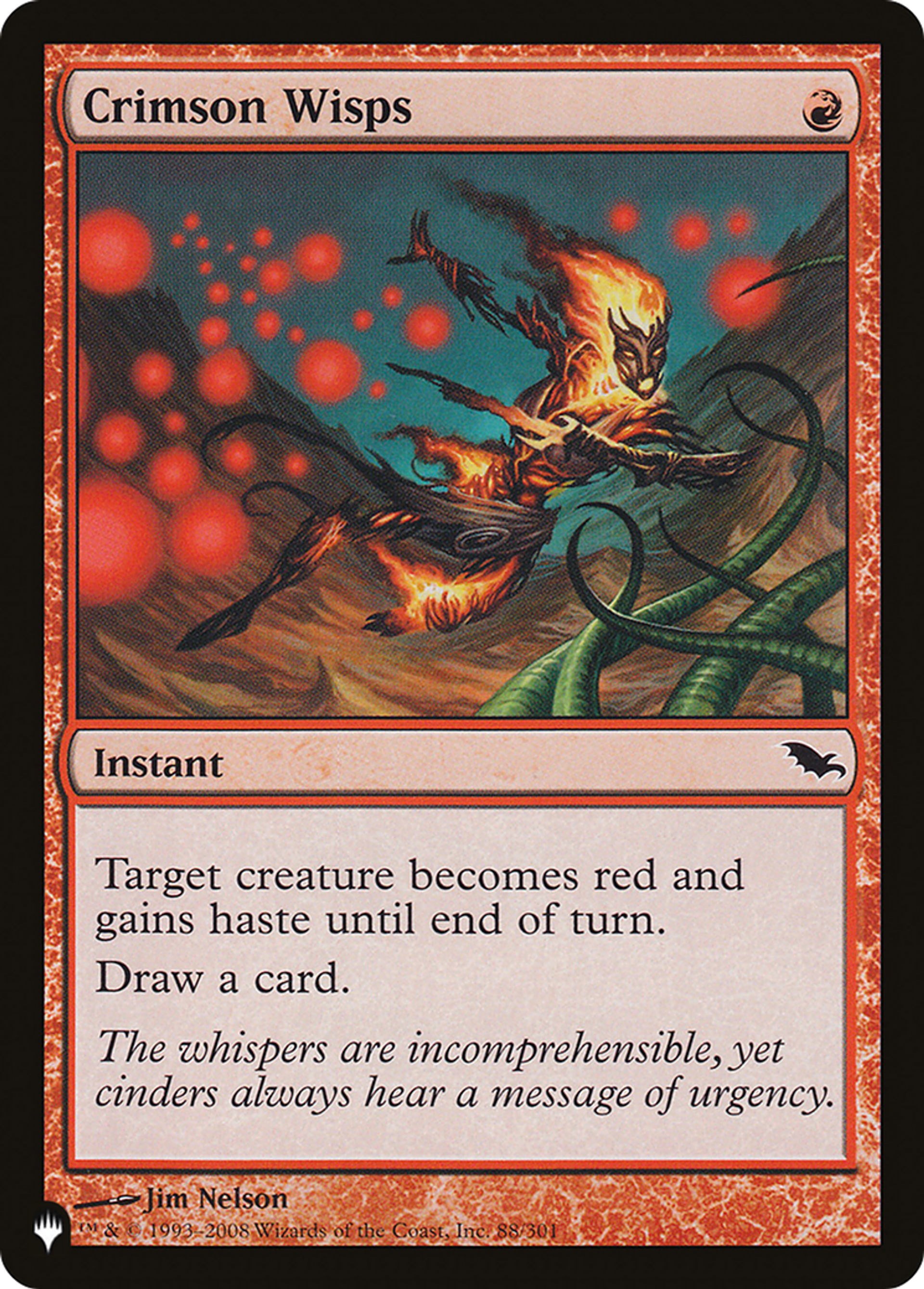 Crimson Wisps — The List — Magic: The Gathering