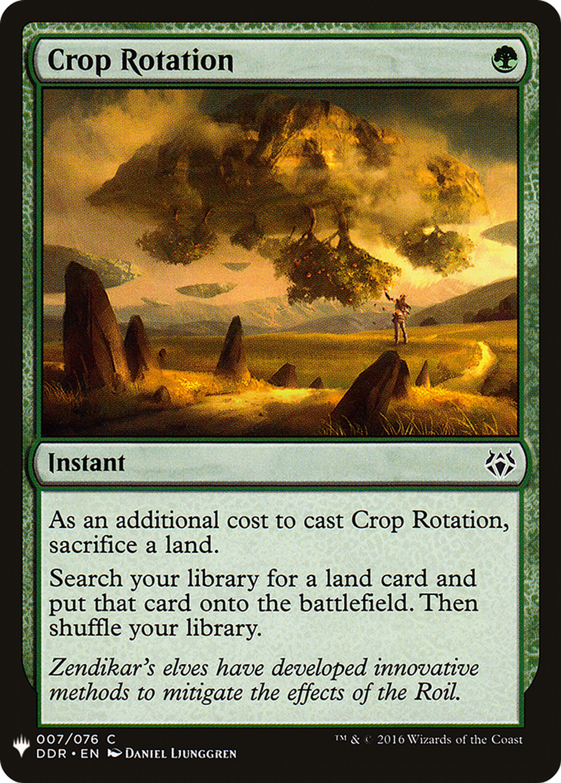 Crop Rotation — The List — Magic: The Gathering