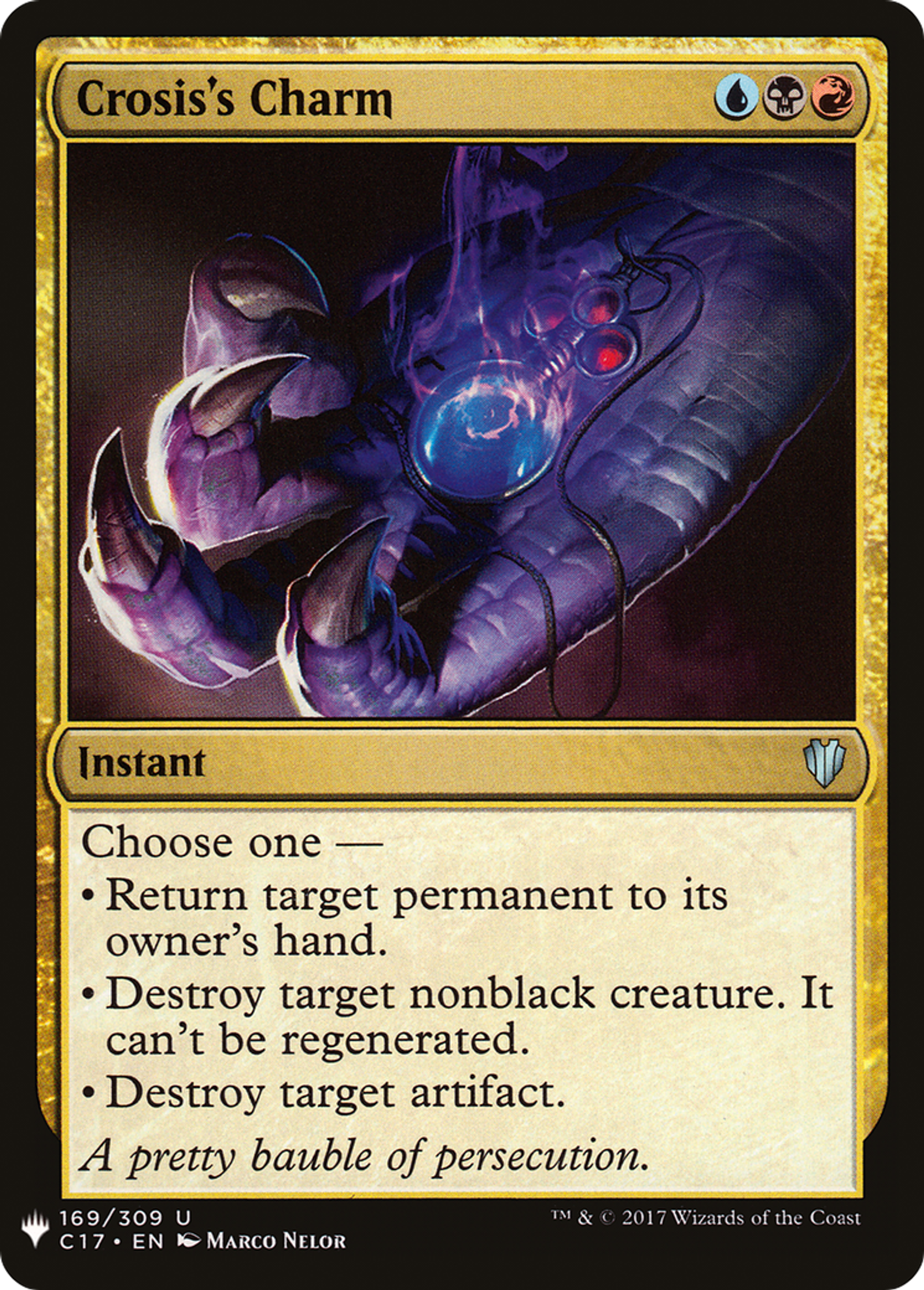 Crosis's Charm — The List — Magic: The Gathering