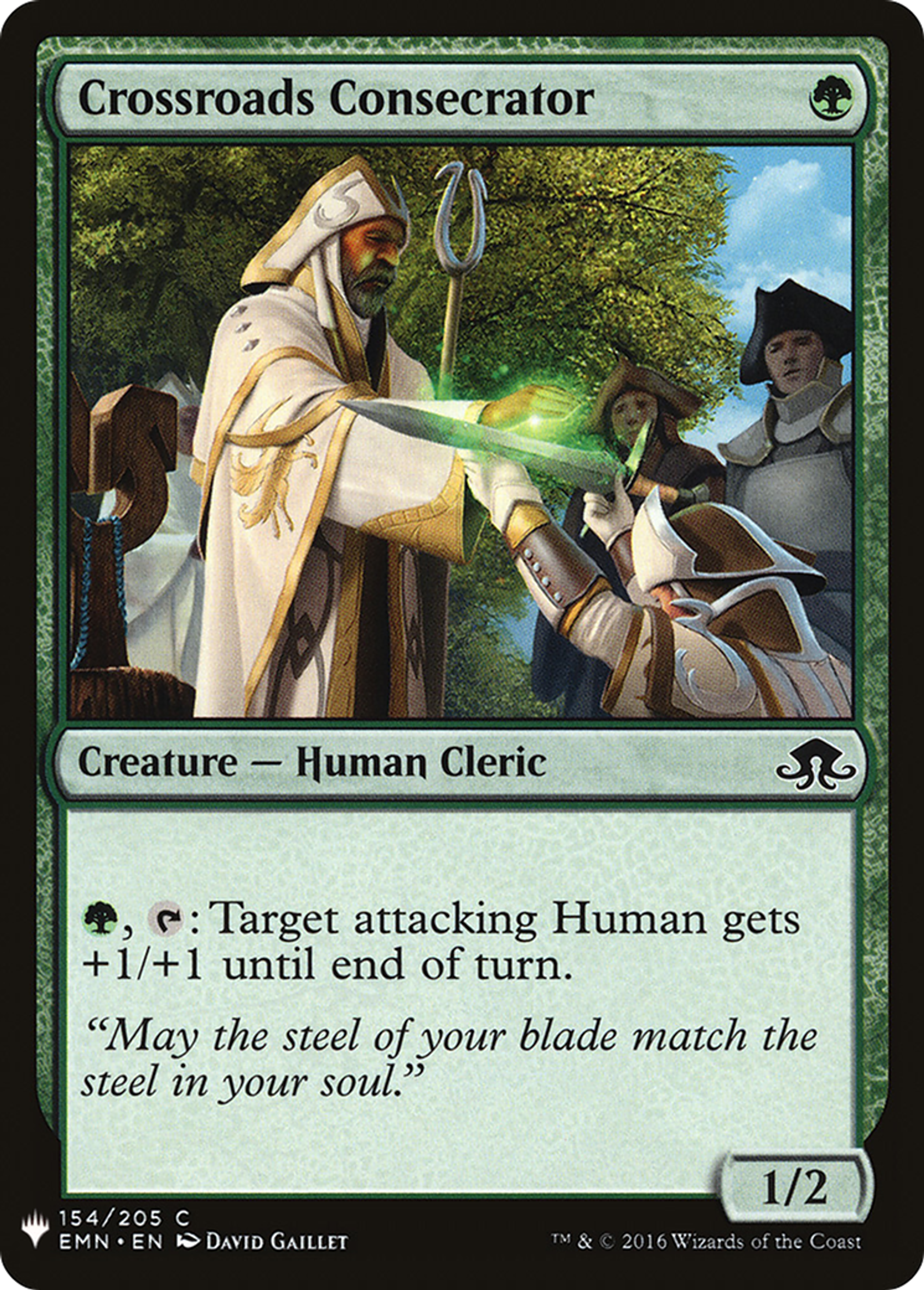 Crossroads Consecrator — The List — Magic: The Gathering