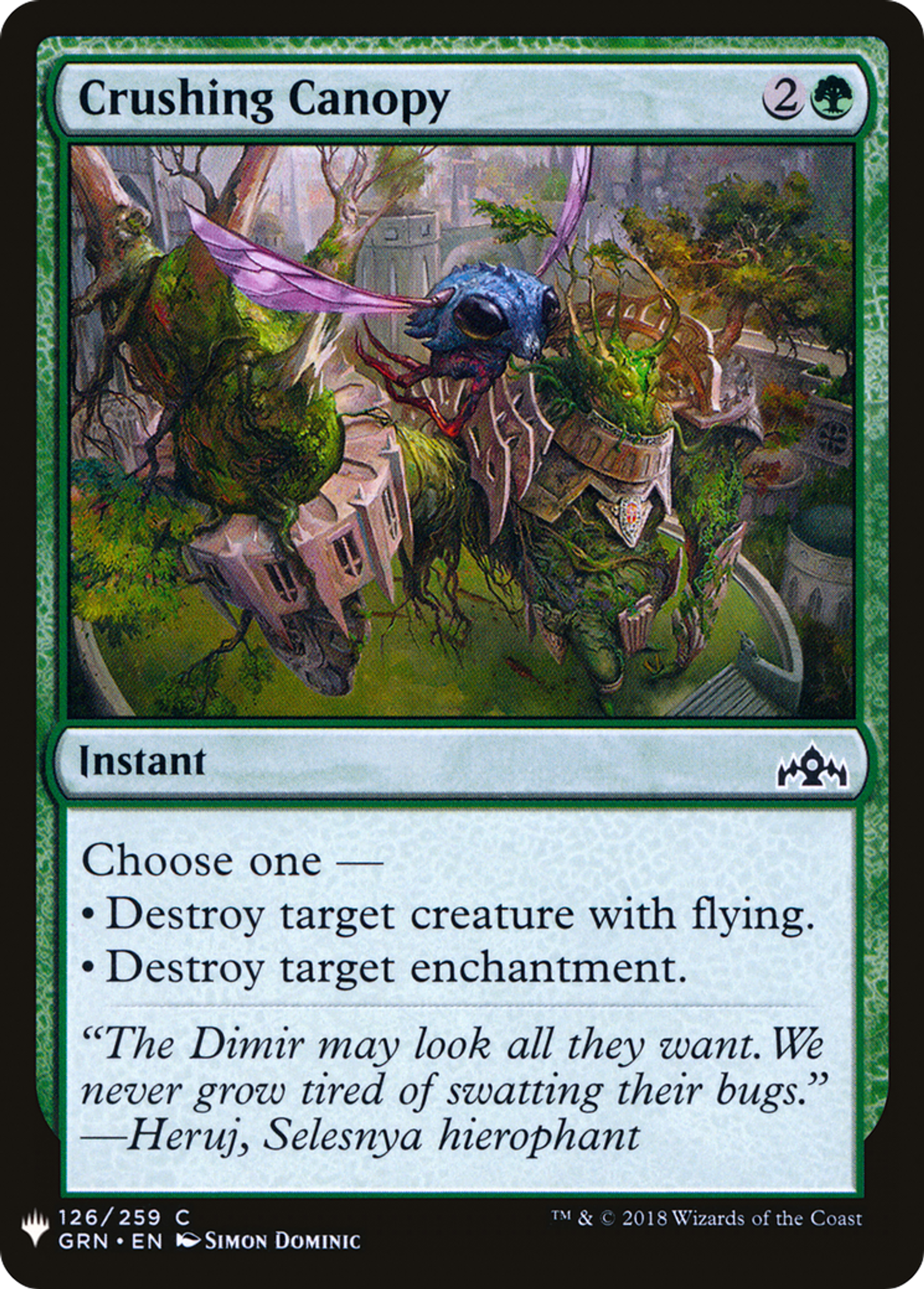 Crushing Canopy — The List — Magic: The Gathering