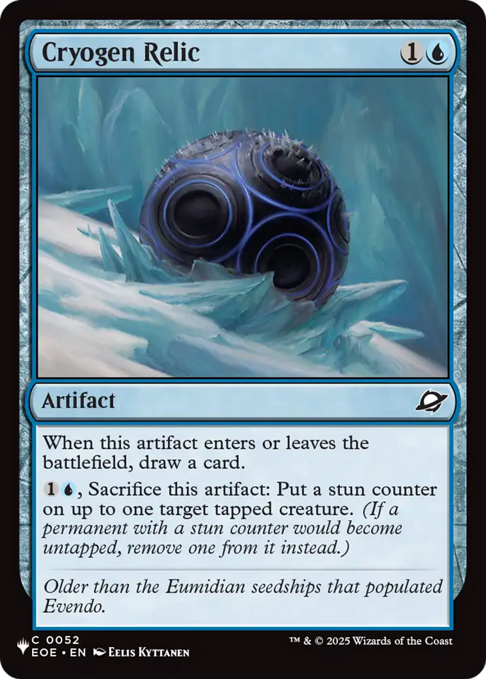 Cryogen Relic — The List — Magic: The Gathering
