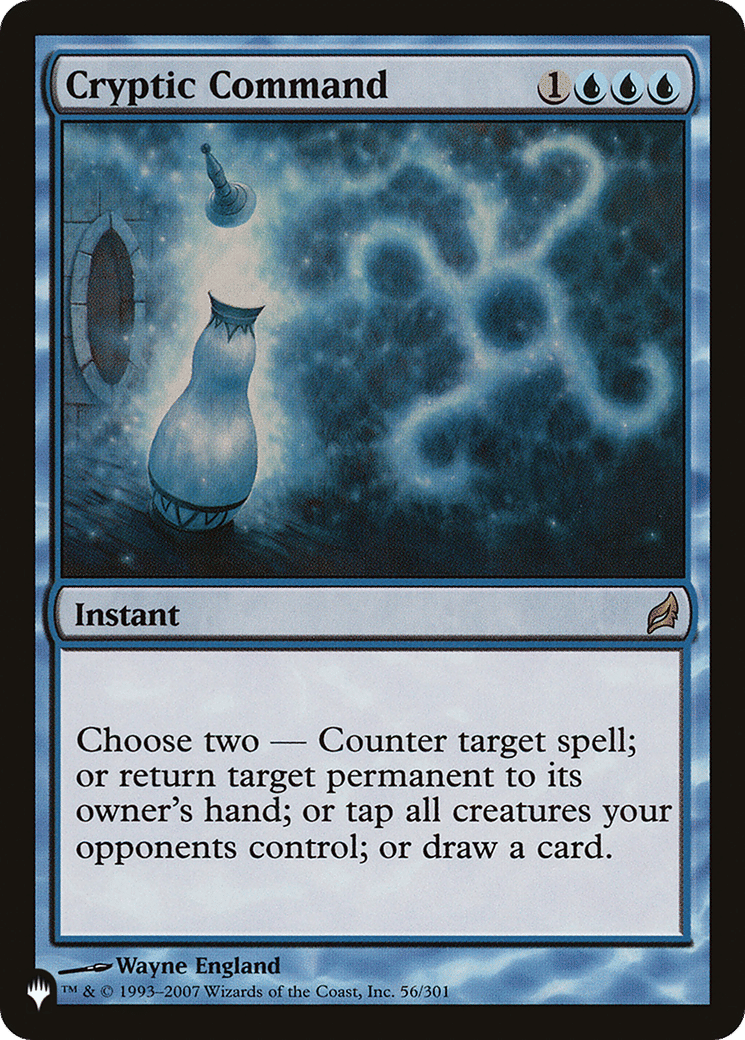 Cryptic Command — The List — Magic: The Gathering