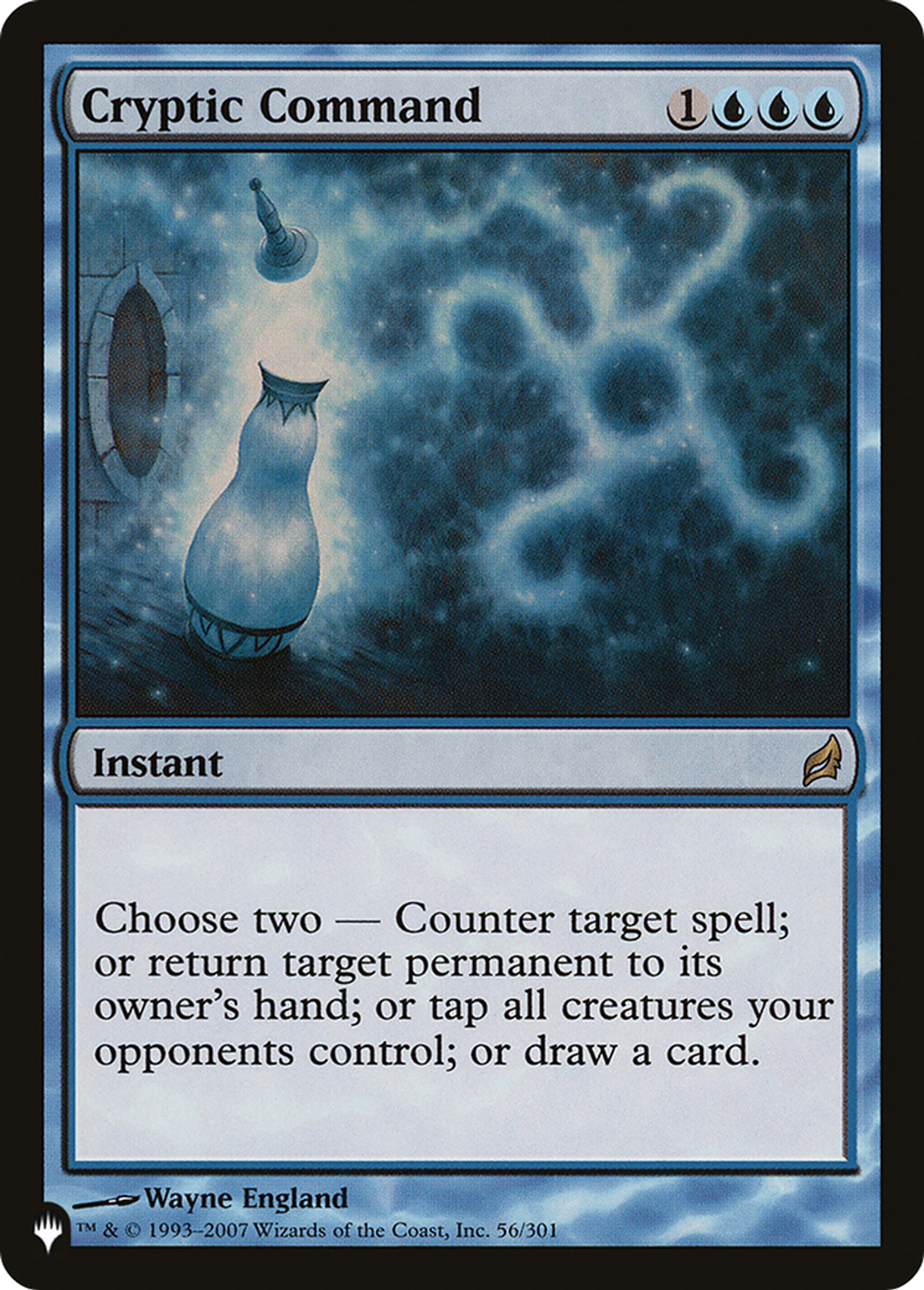 Cryptic Command — The List — Magic: The Gathering