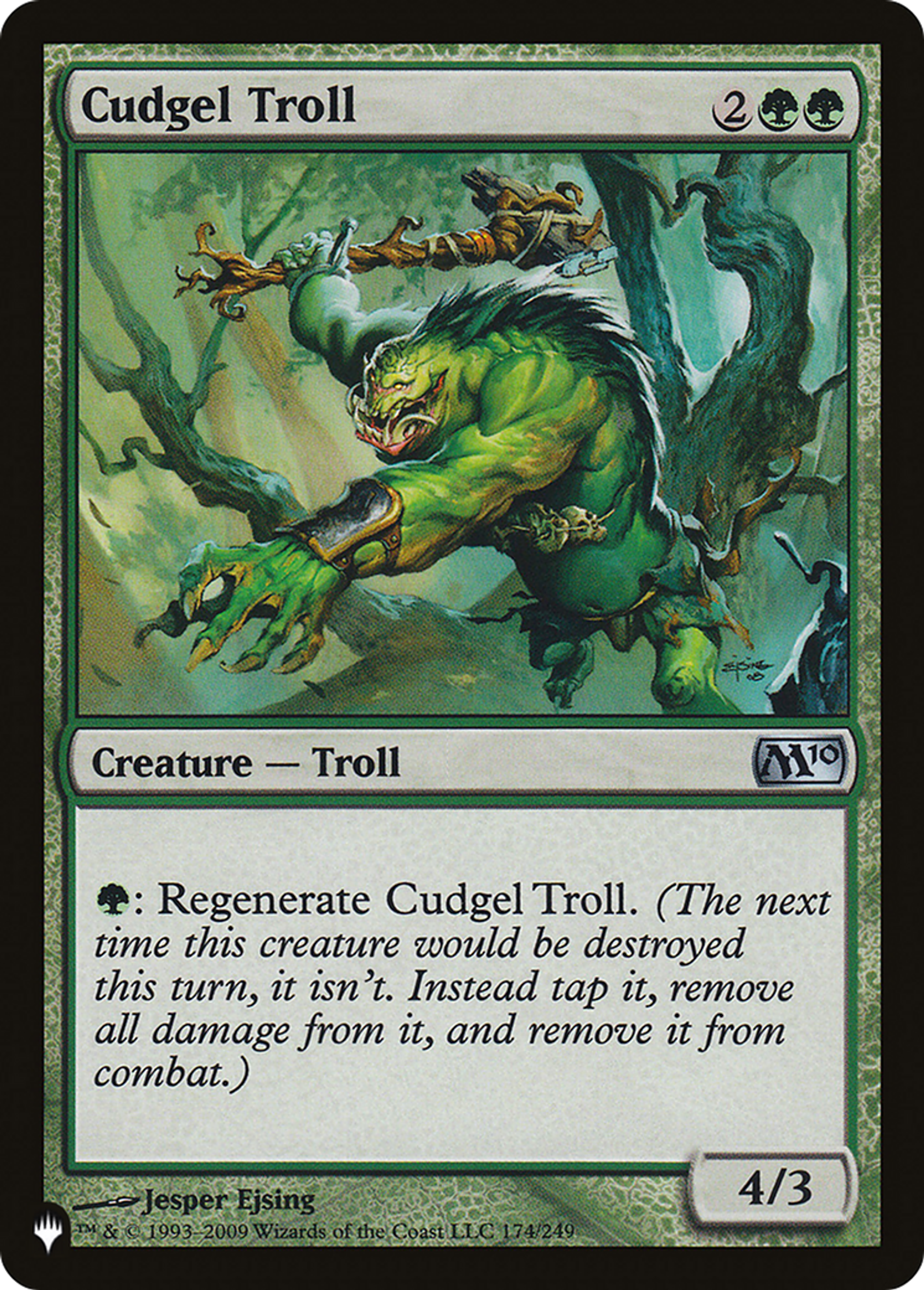 Troll à la trique — The List — Magic: The Gathering
