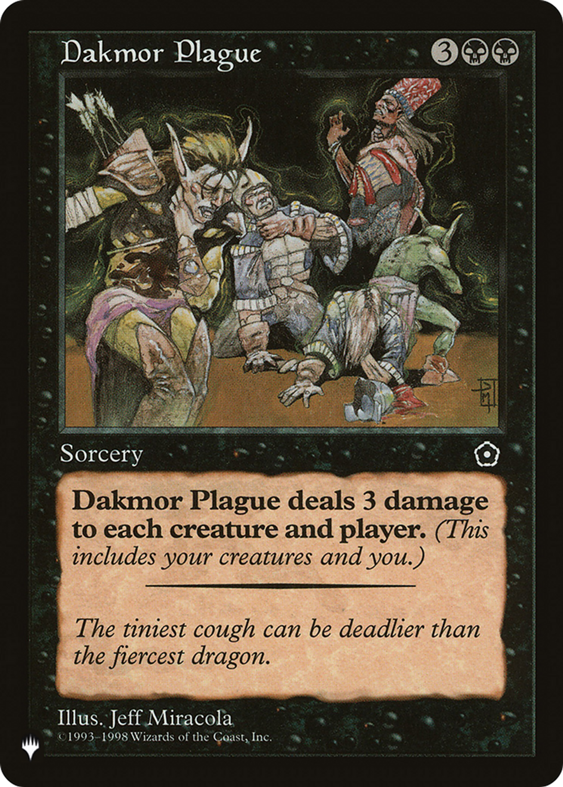 Dakmor Plague — The List — Magic: The Gathering