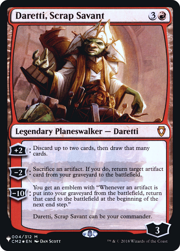 Daretti, Scrap Savant — The List — Magic: The Gathering