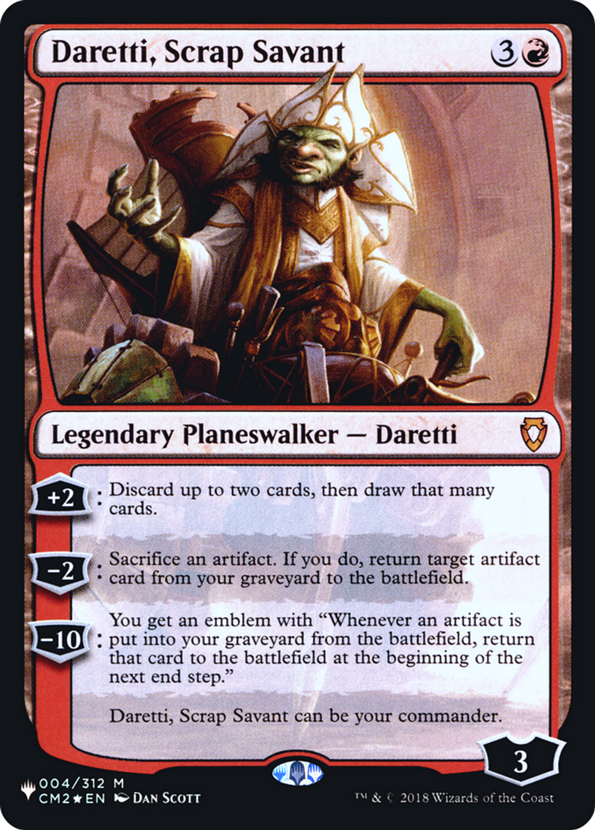 Daretti, Scrap Savant — The List — Magic: The Gathering