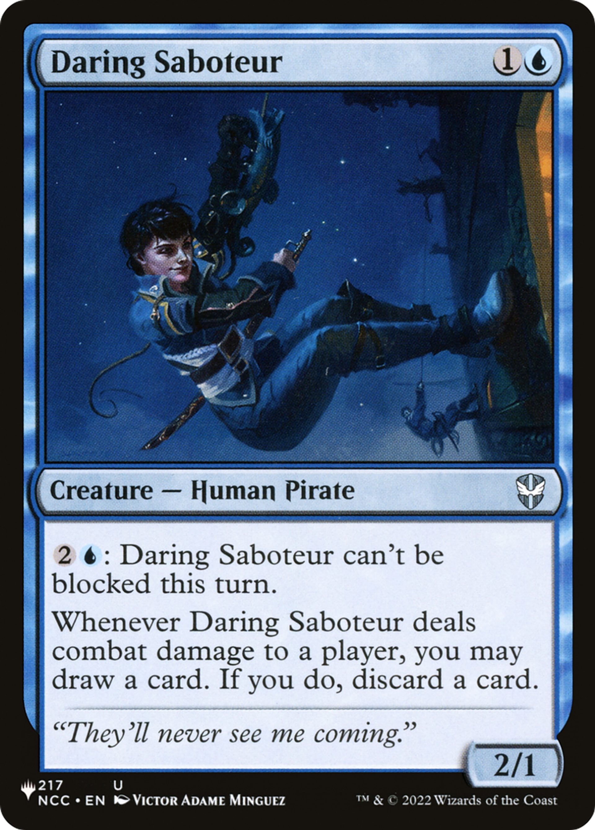 Daring Saboteur — The List — Magic: The Gathering