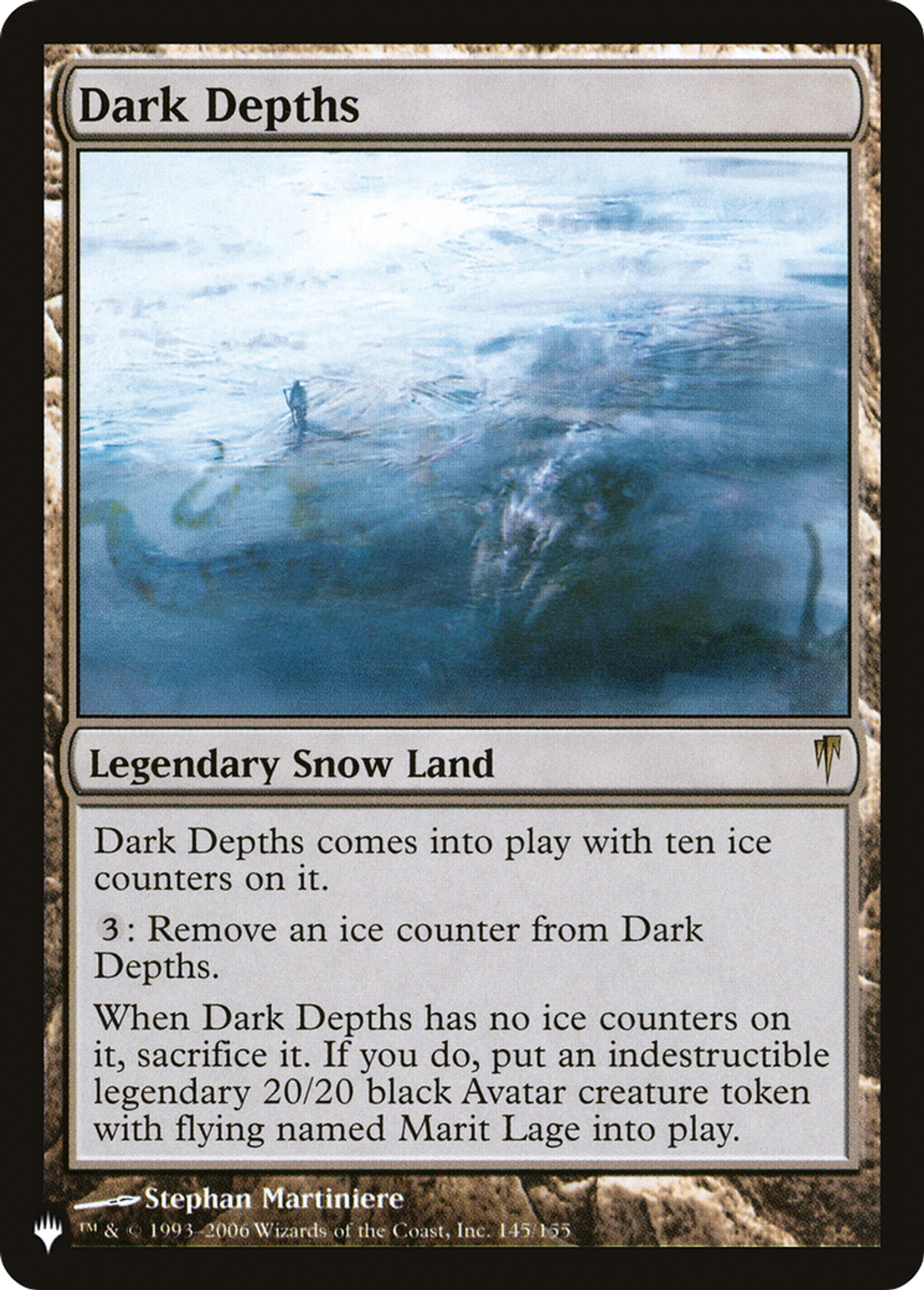 Dark Depths — The List — Magic: The Gathering