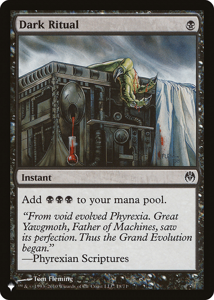 Dark Ritual — The List — Magic: The Gathering