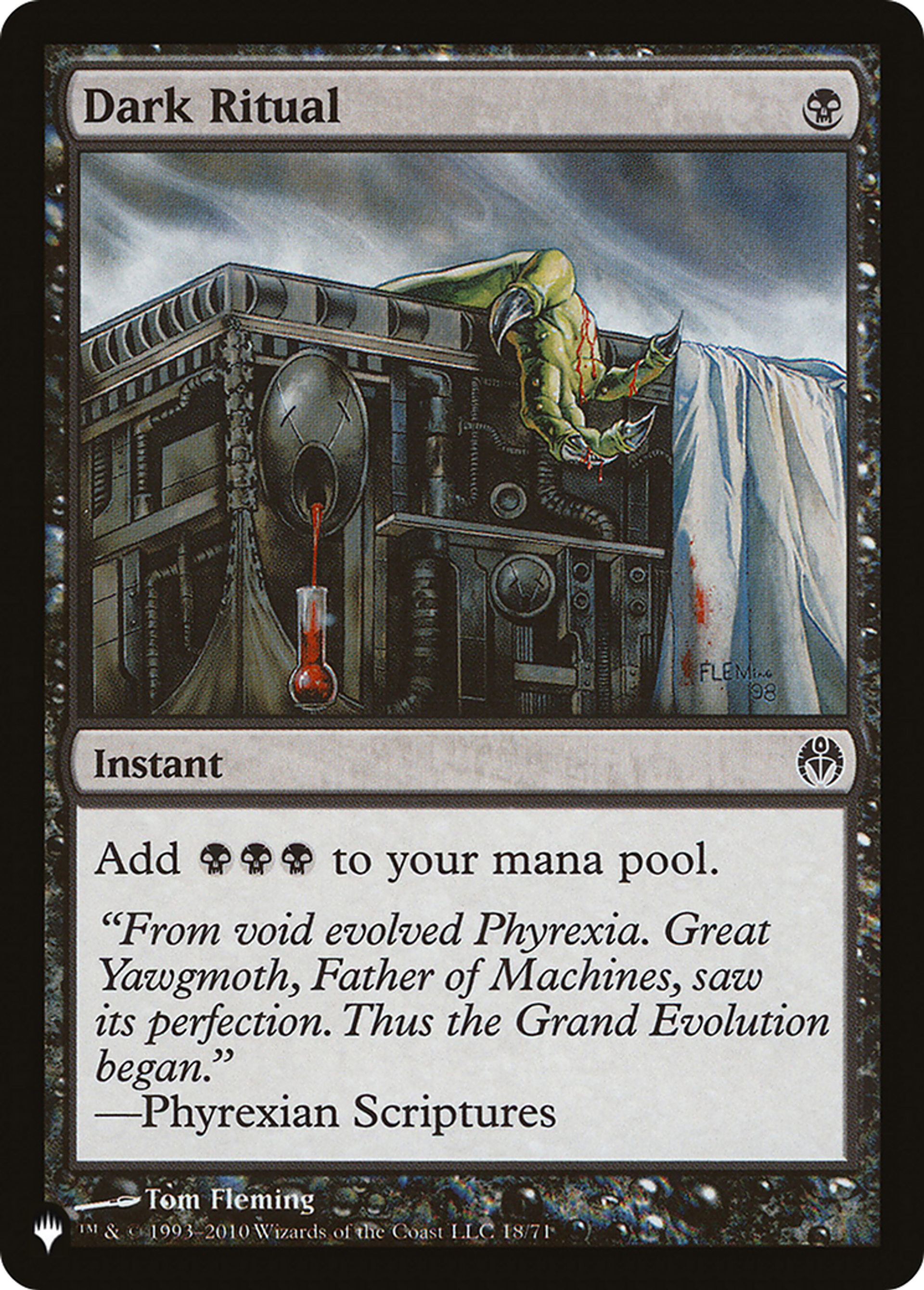 Dark Ritual — The List — Magic: The Gathering