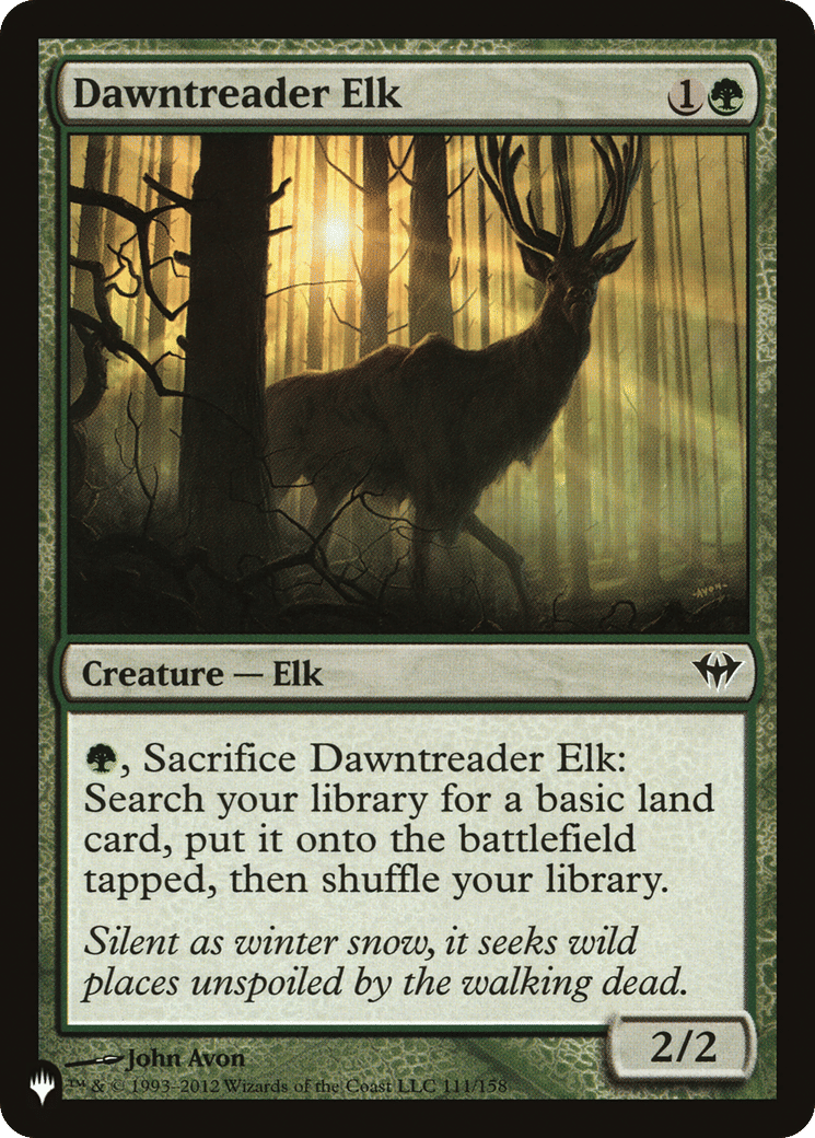 Dawntreader Elk — The List — Magic: The Gathering