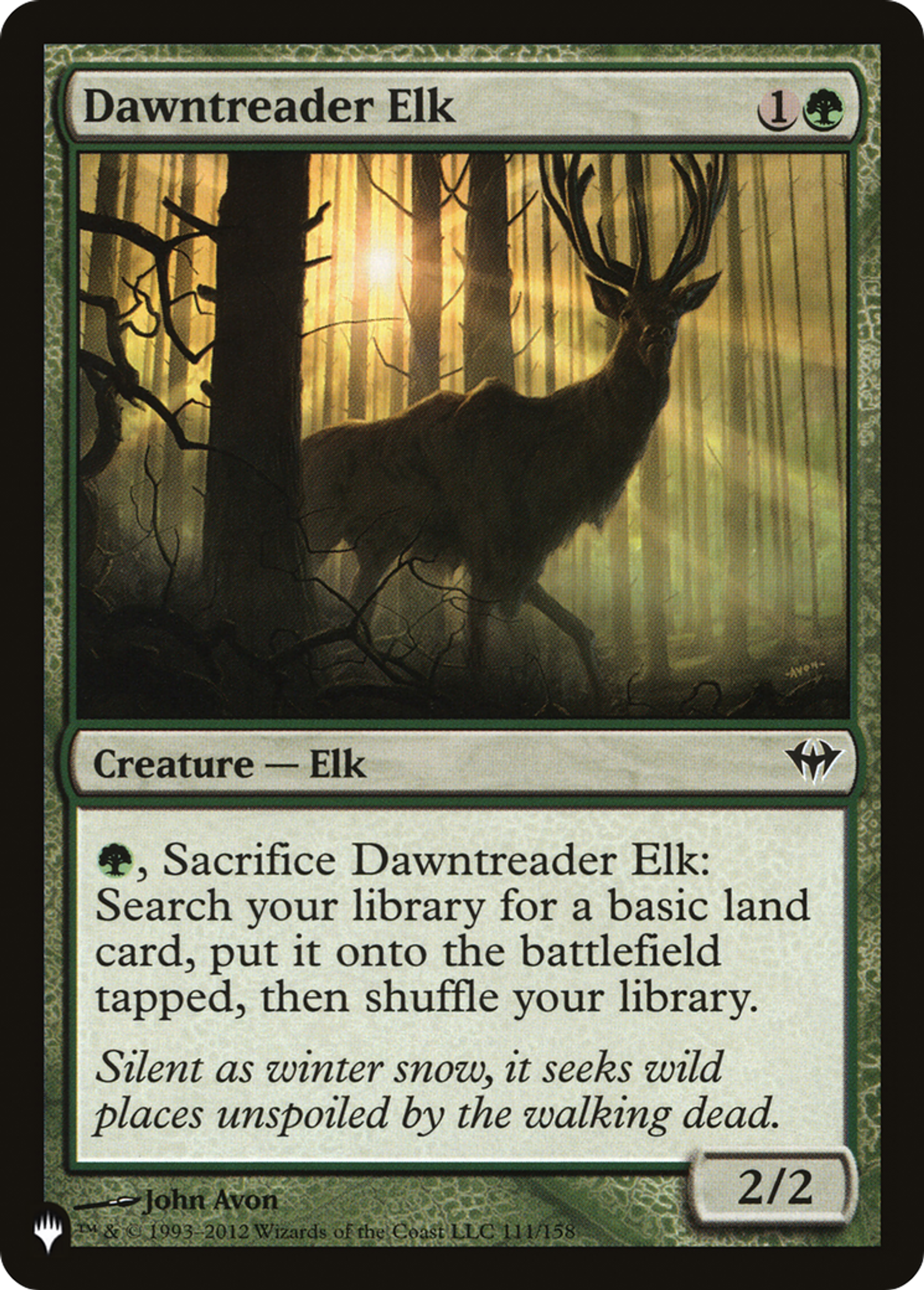 Dawntreader Elk — The List — Magic: The Gathering