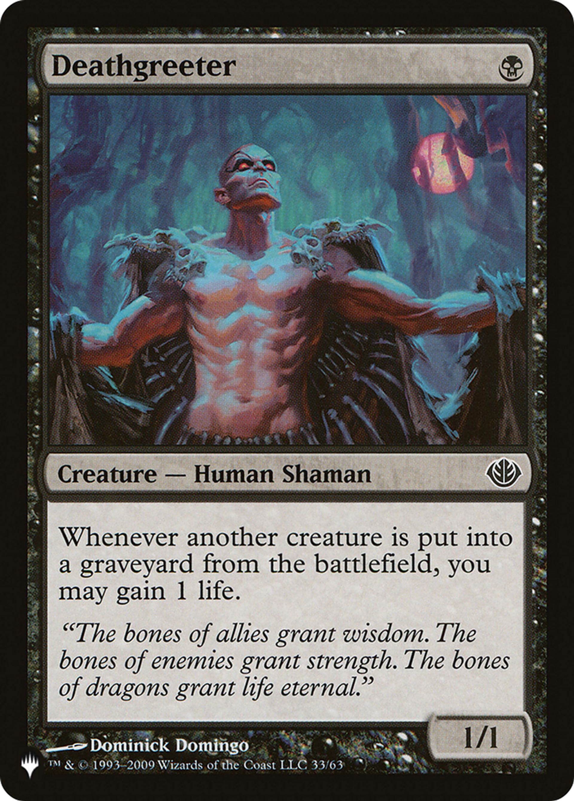 Deathgreeter — The List — Magic: The Gathering