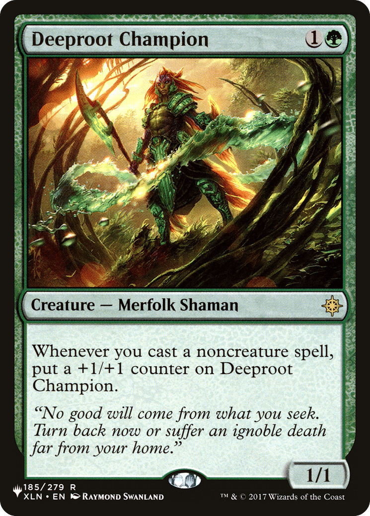 Champion de Plongeracine — The List — Magic: The Gathering