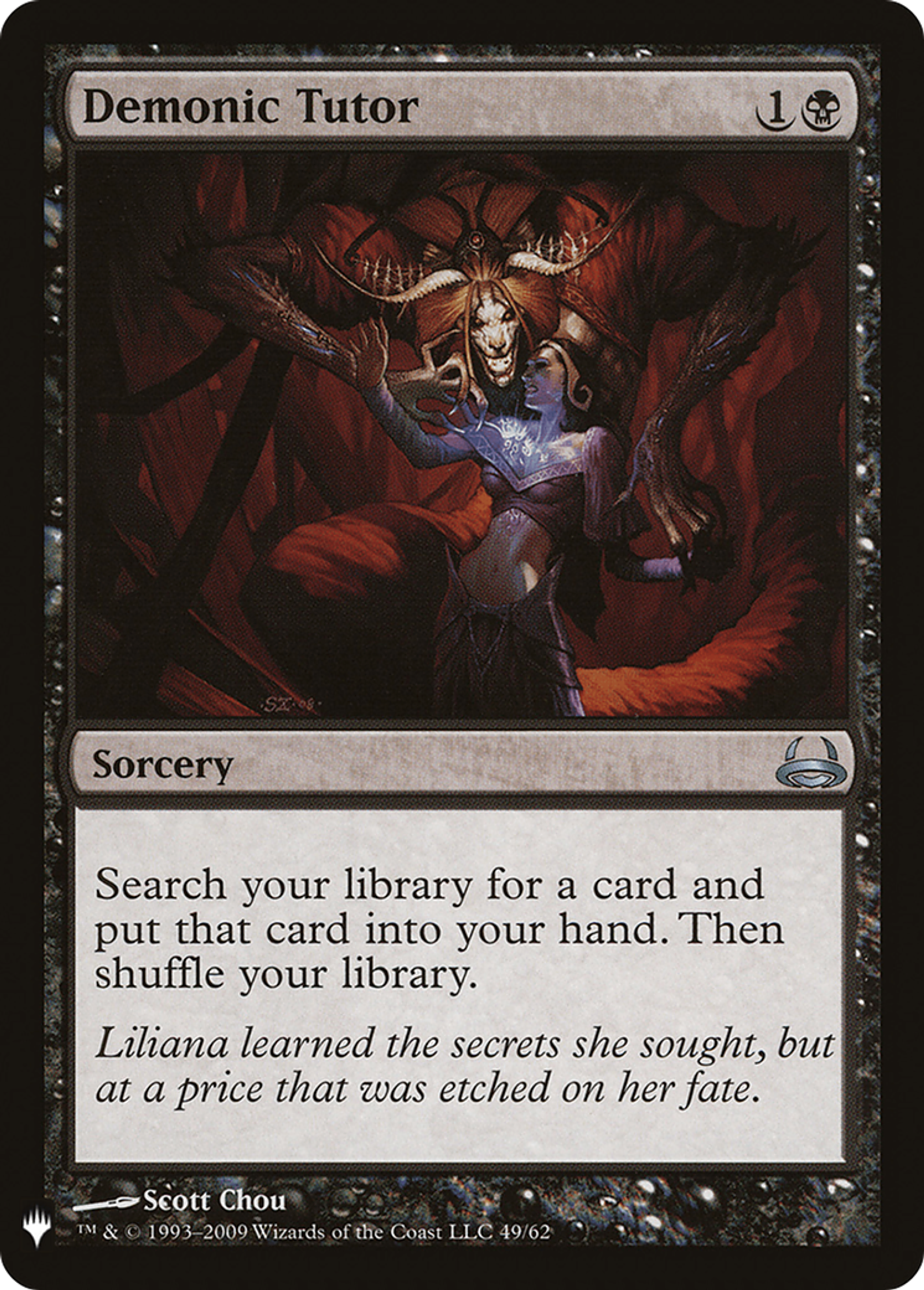 Demonic Tutor — The List — Magic: The Gathering