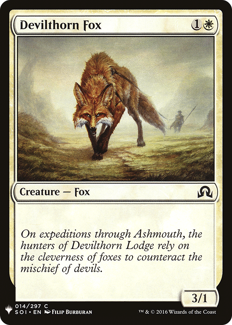 Devilthorn Fox — The List — Magic: The Gathering
