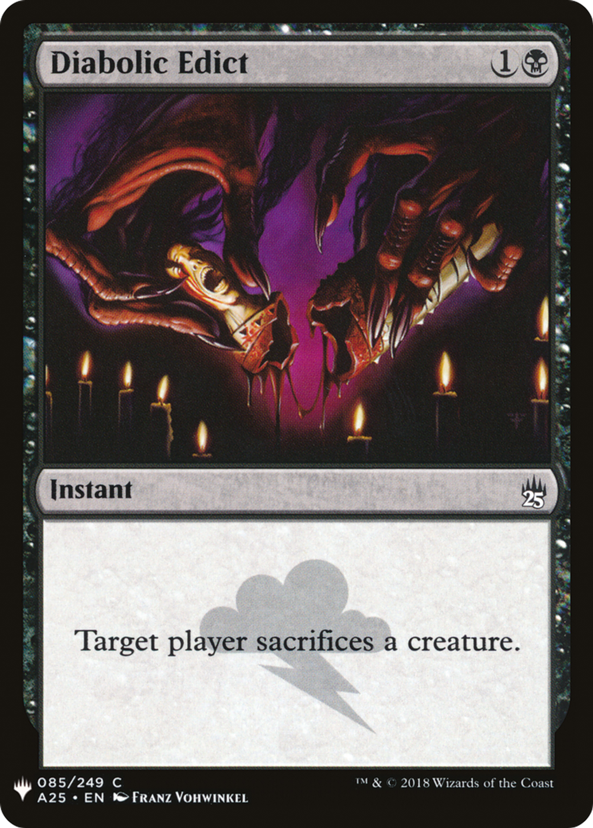 Édit diabolique — The List — Magic: The Gathering