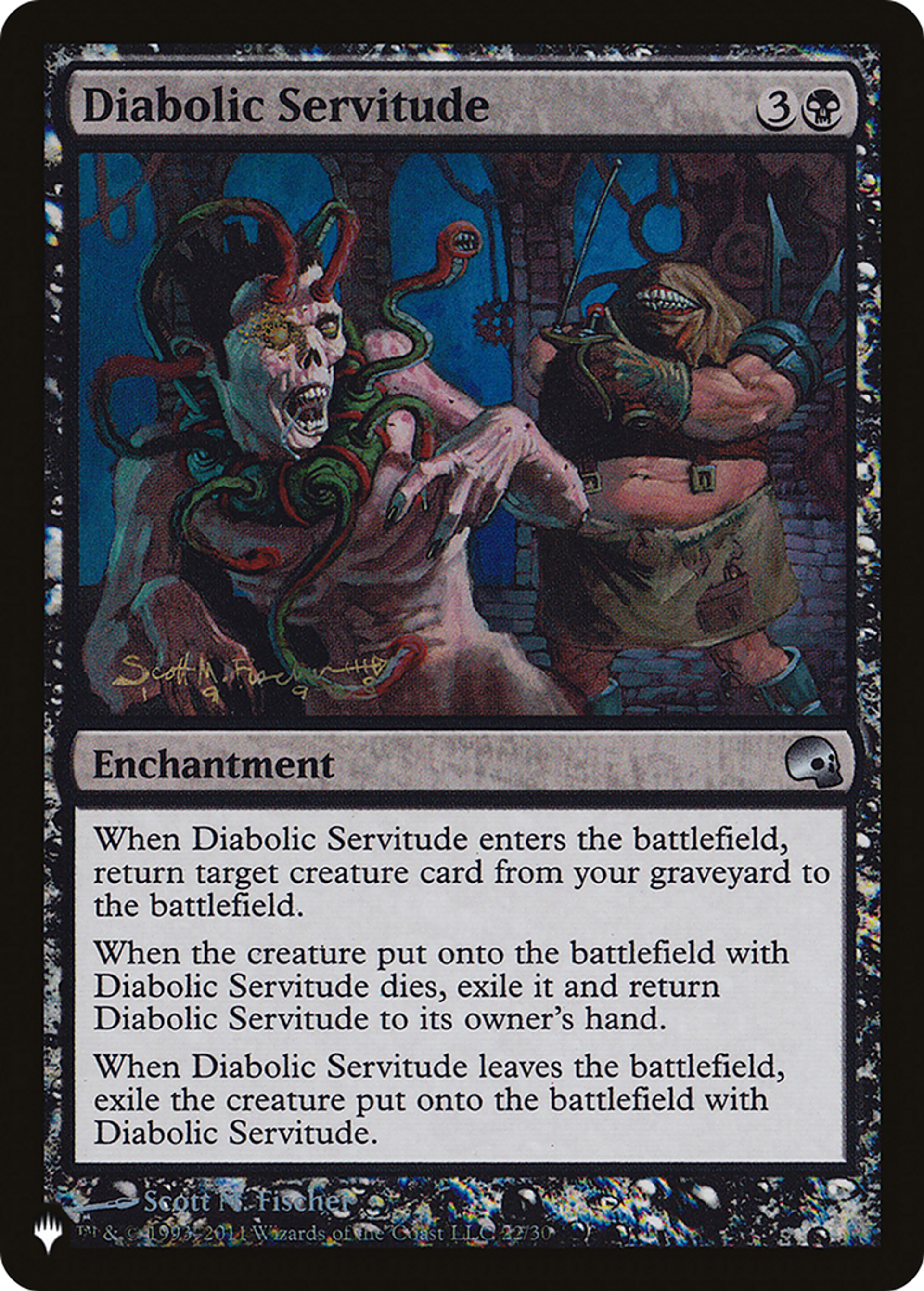Servitude diabolique — The List — Magic: The Gathering