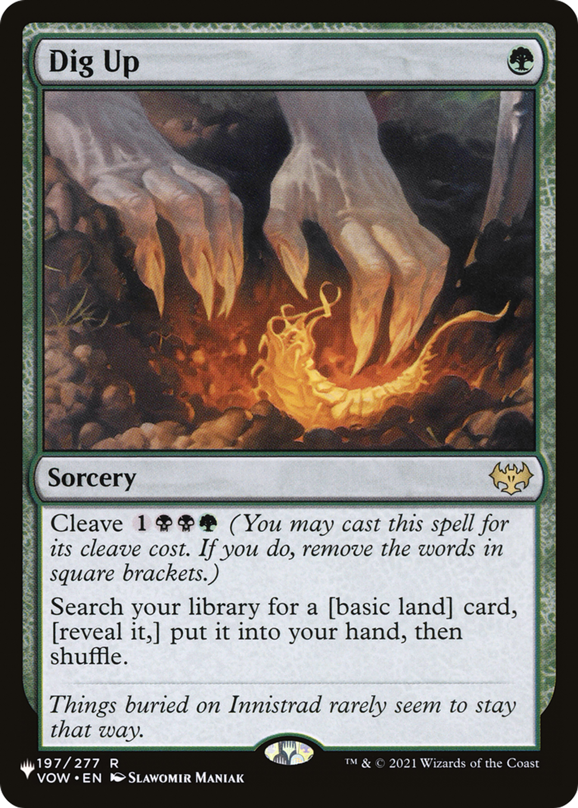 Déterrer — The List — Magic: The Gathering