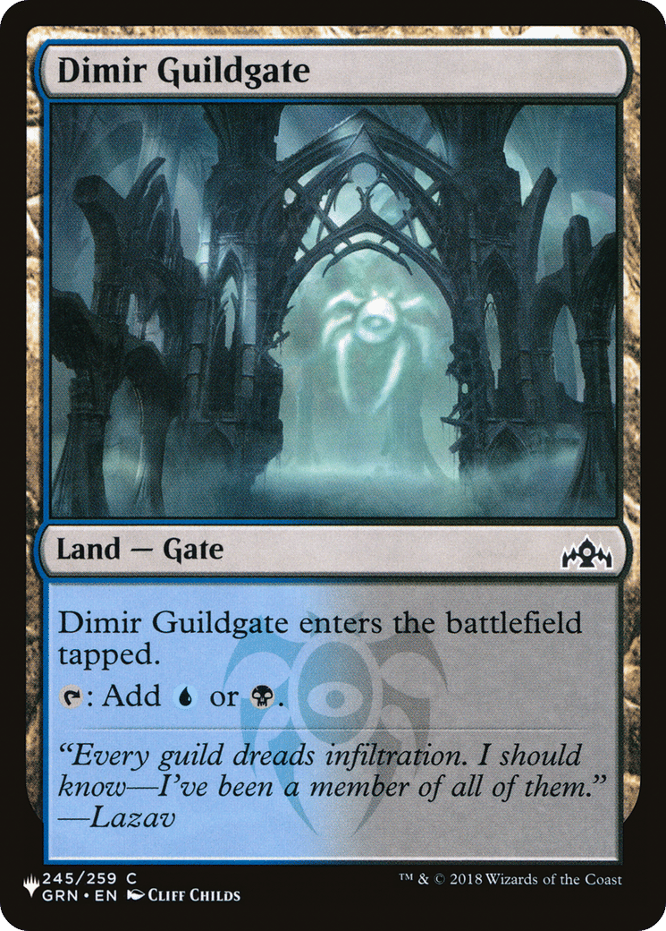 Dimir Guildgate — The List — Magic: The Gathering