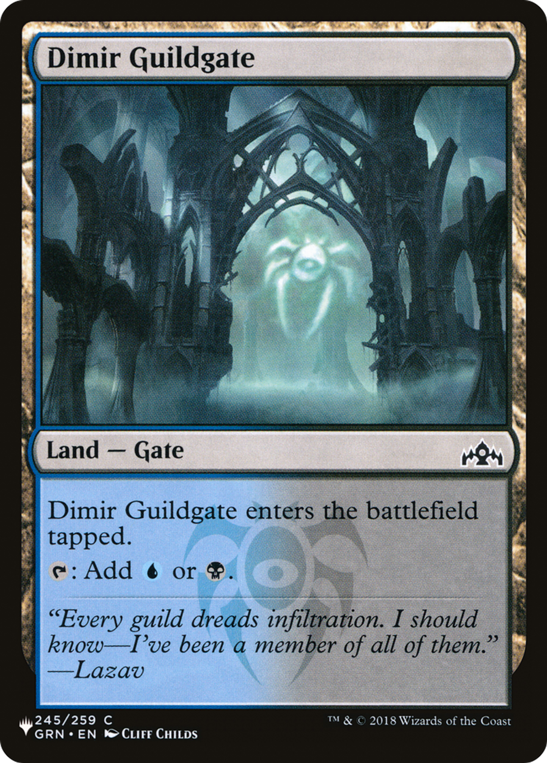 Dimir Guildgate — The List — Magic: The Gathering