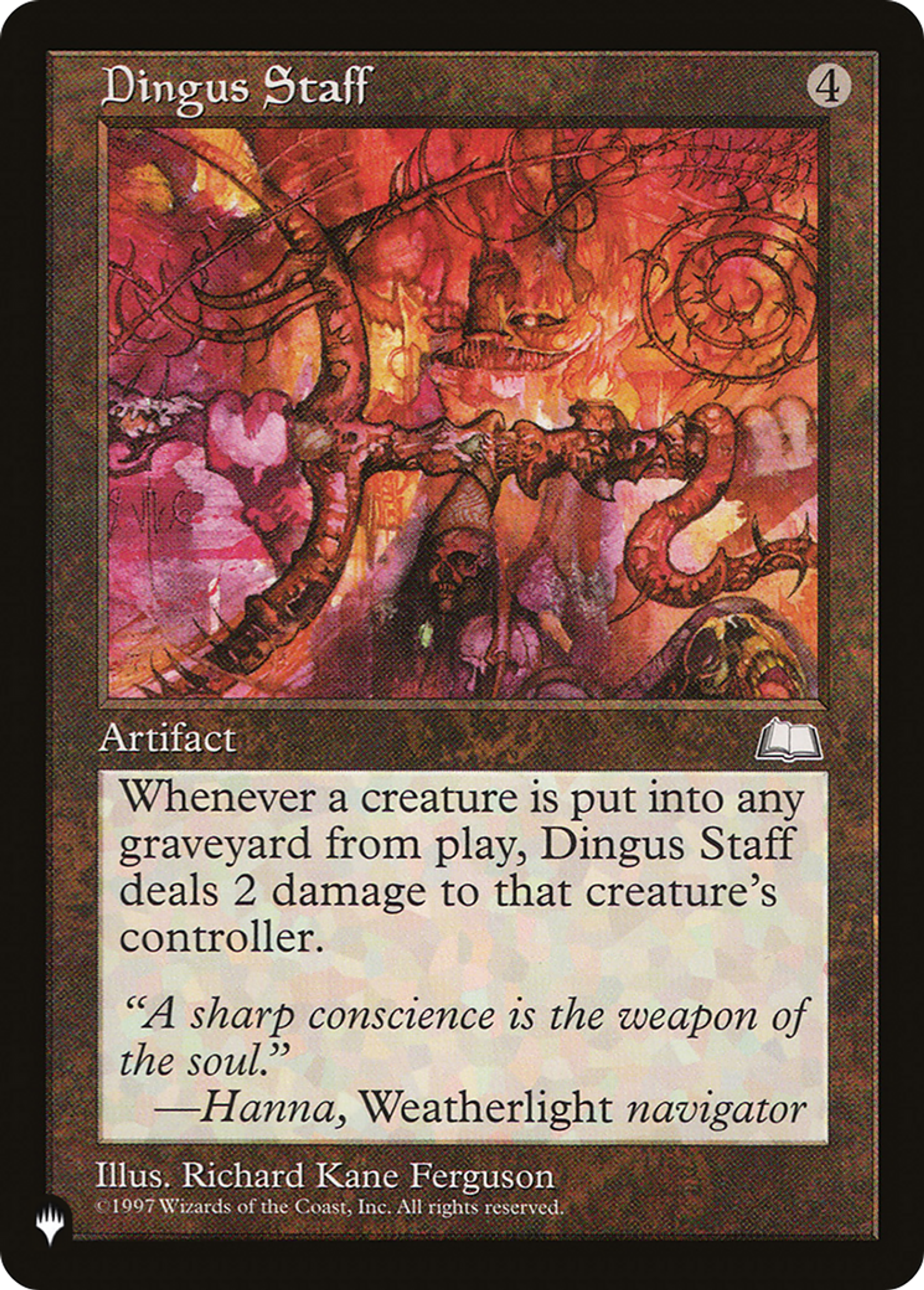 Dingus Staff — The List — Magic: The Gathering
